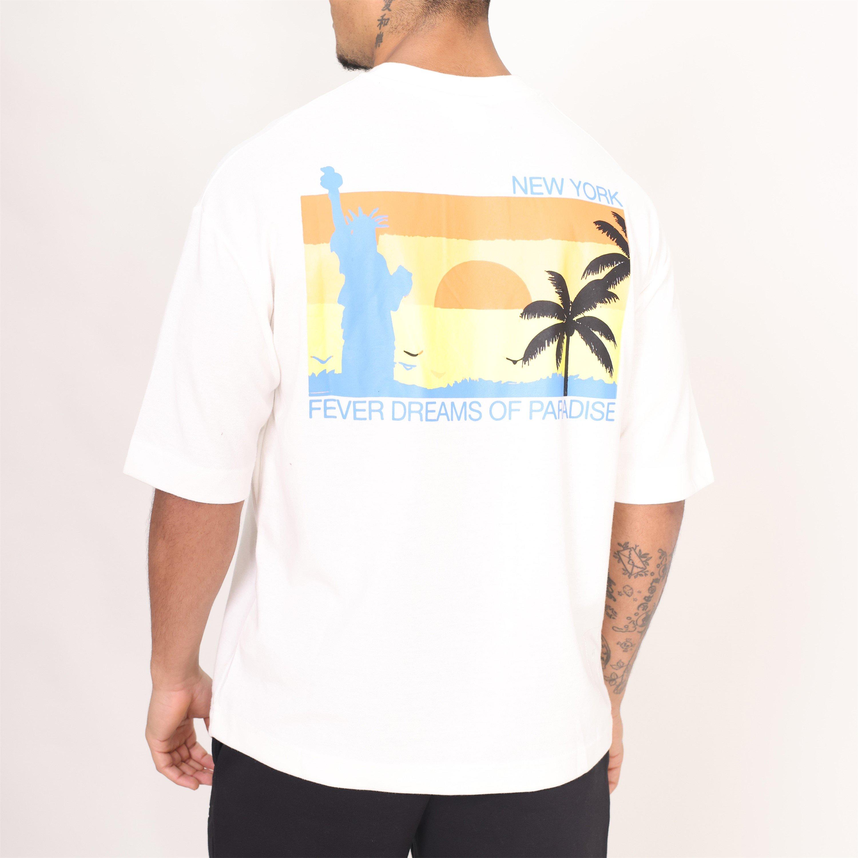 Off White - Rose London - London Fewer Dreams T-shirt - 4