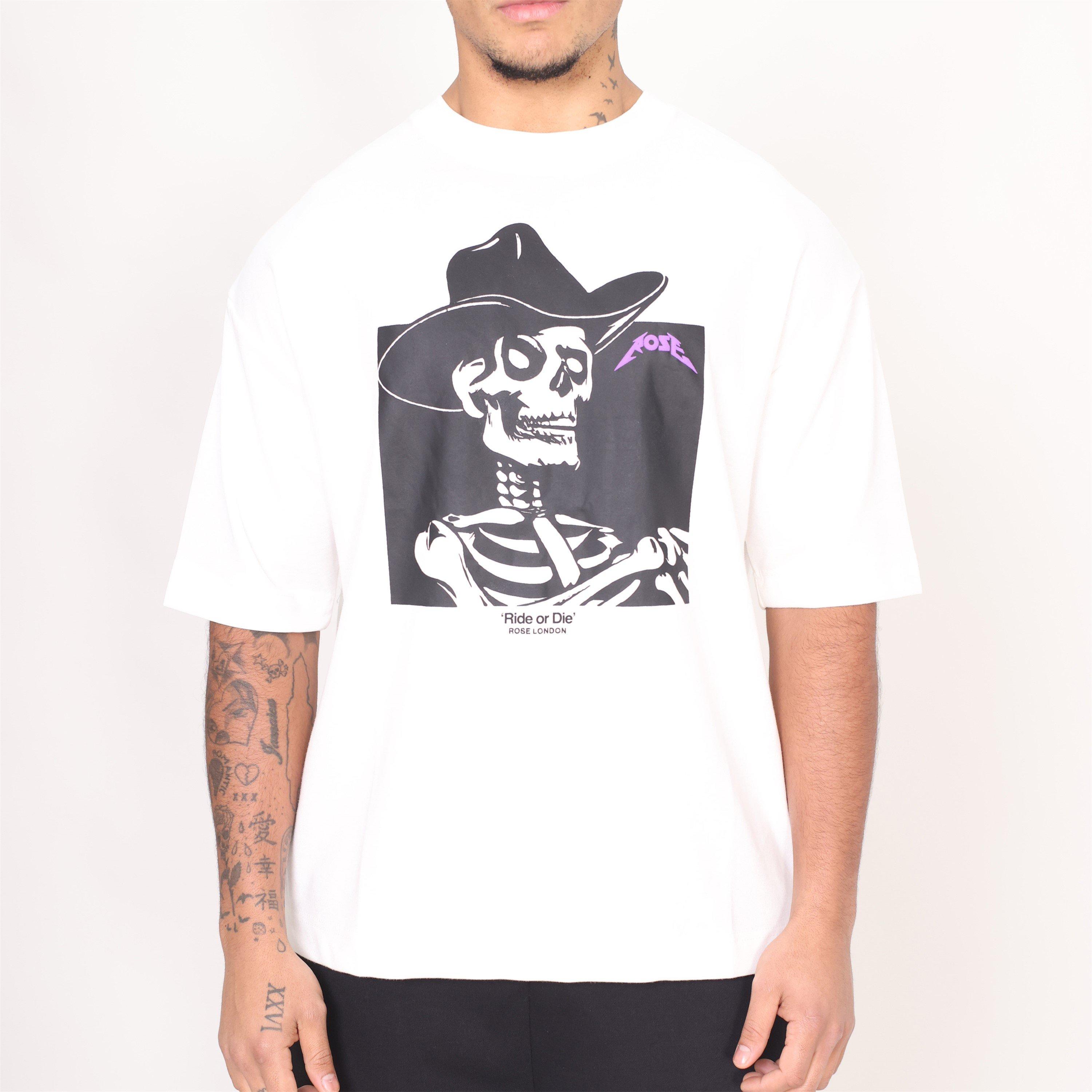 Off White - Rose London - London Ride Or Die T-shirt - 3