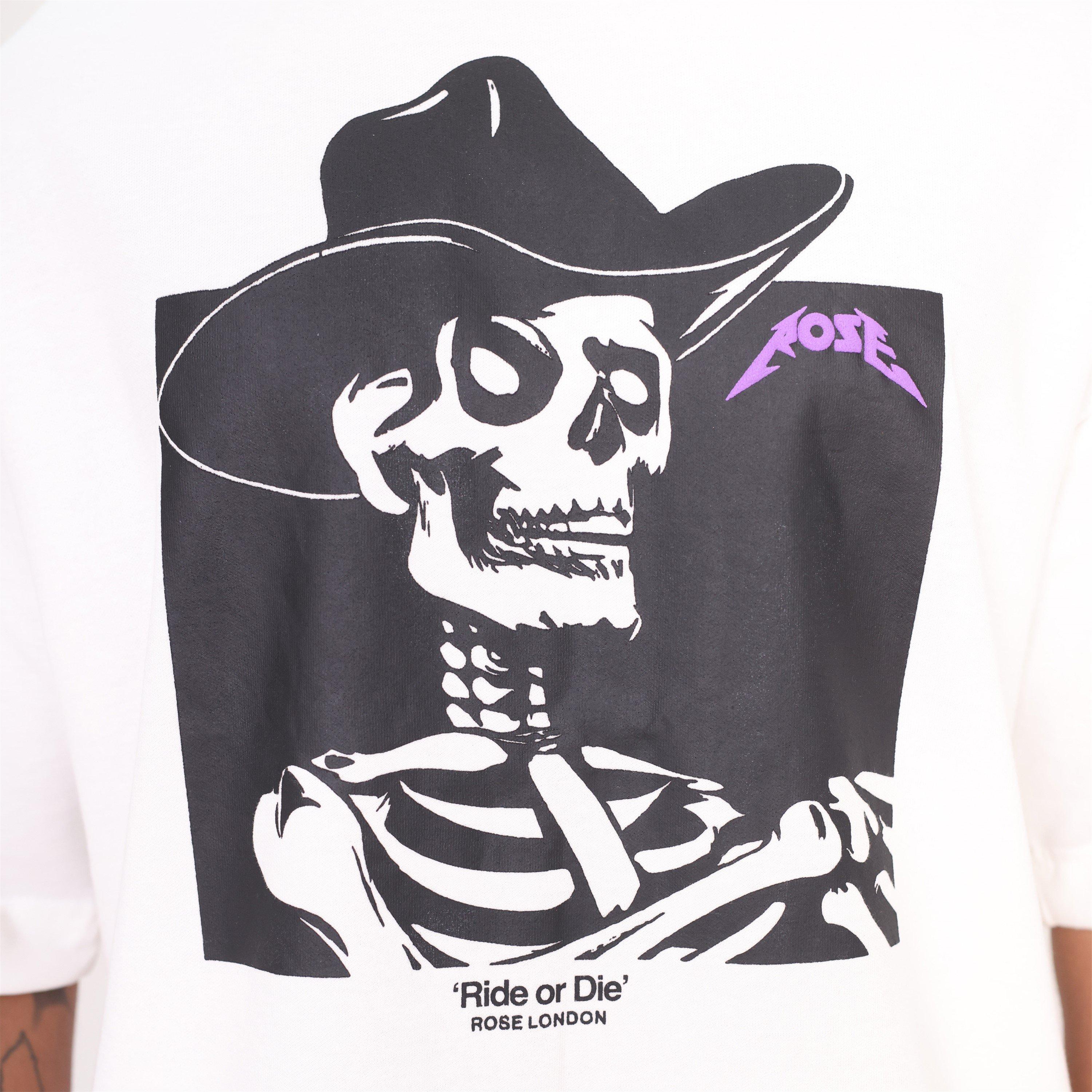 Off White - Rose London - London Ride Or Die T-shirt - 5