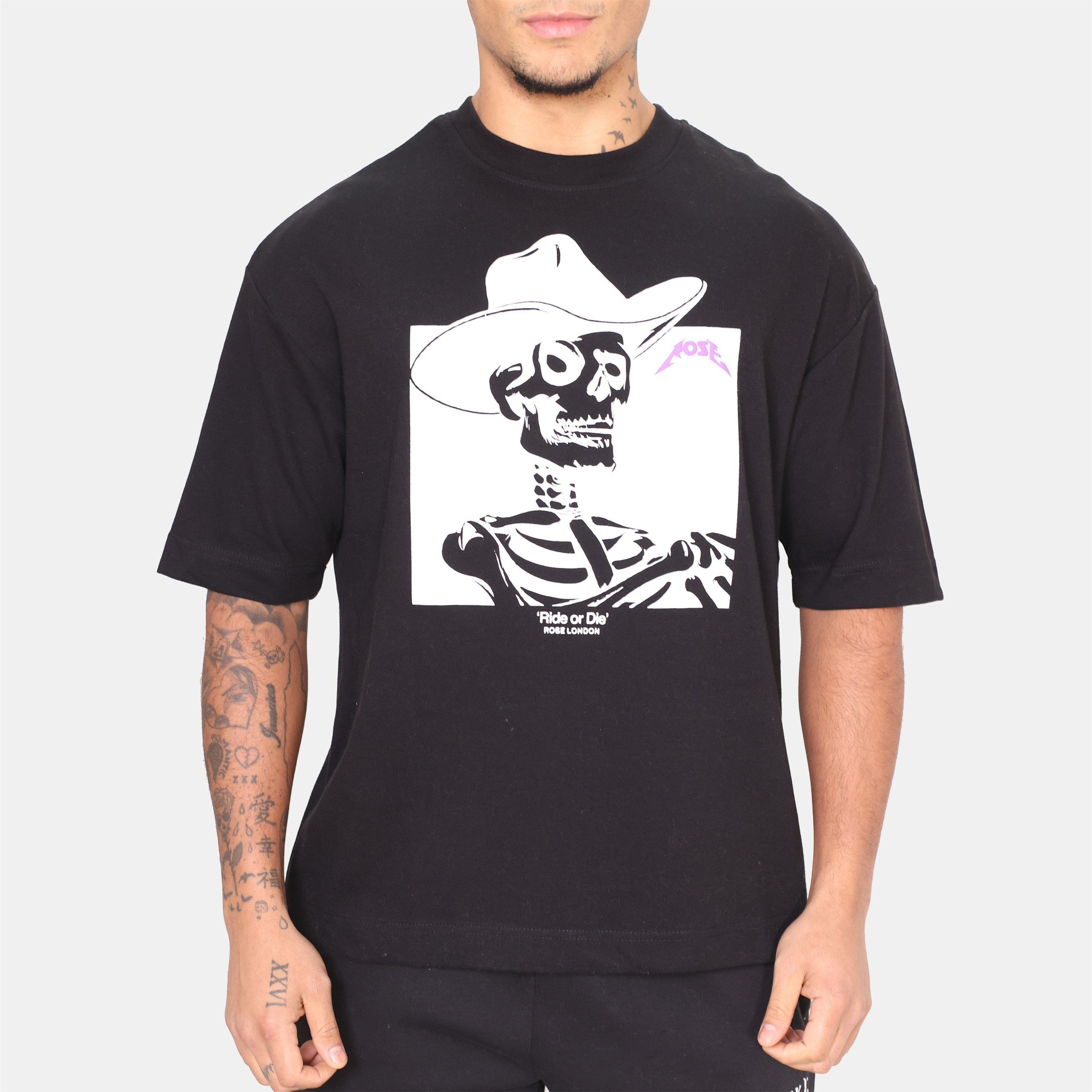 Black - Rose London - Ride Or Die T-shirt - 3