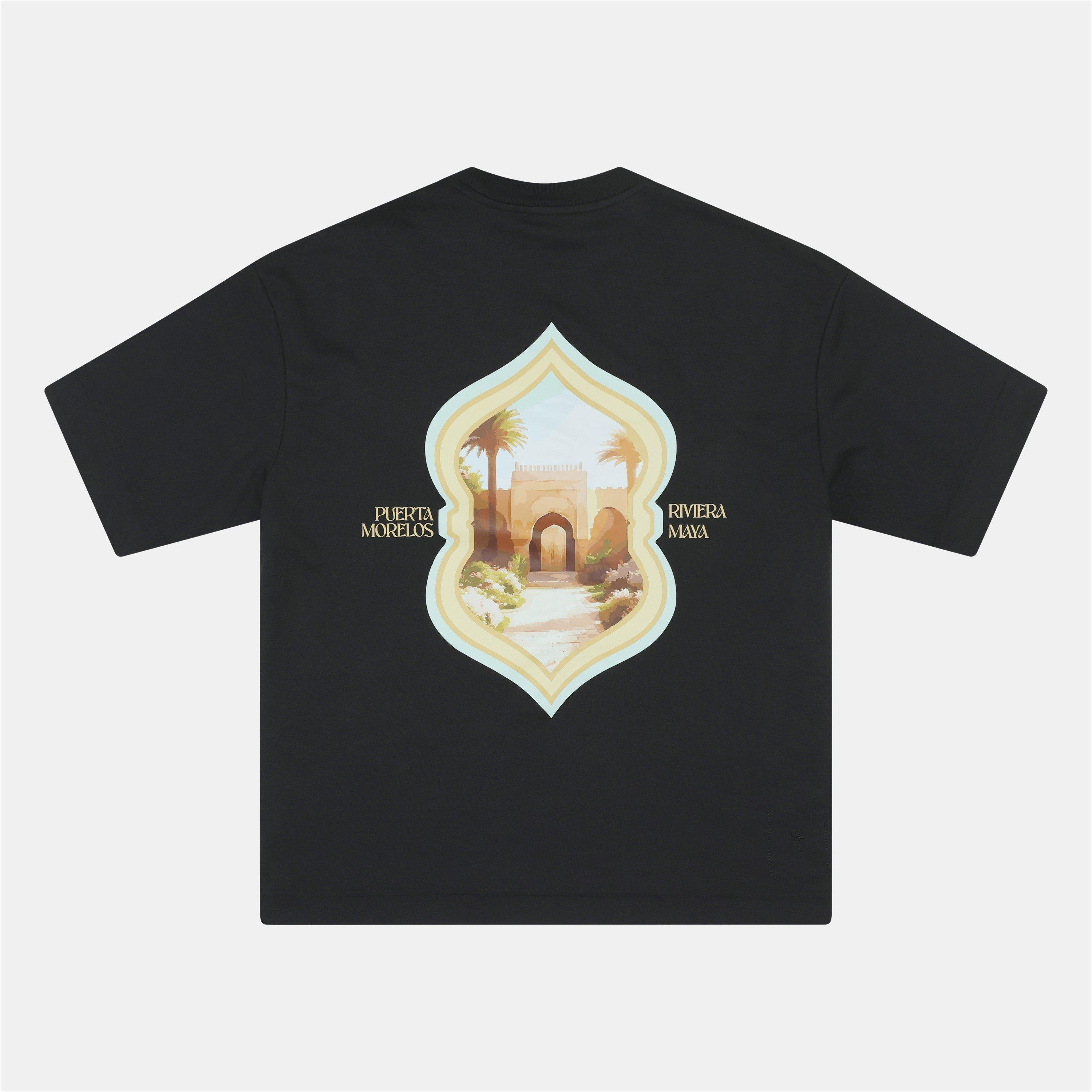 Black - Rose London - Men's RL Morelos Oversized T-Shirt - 1