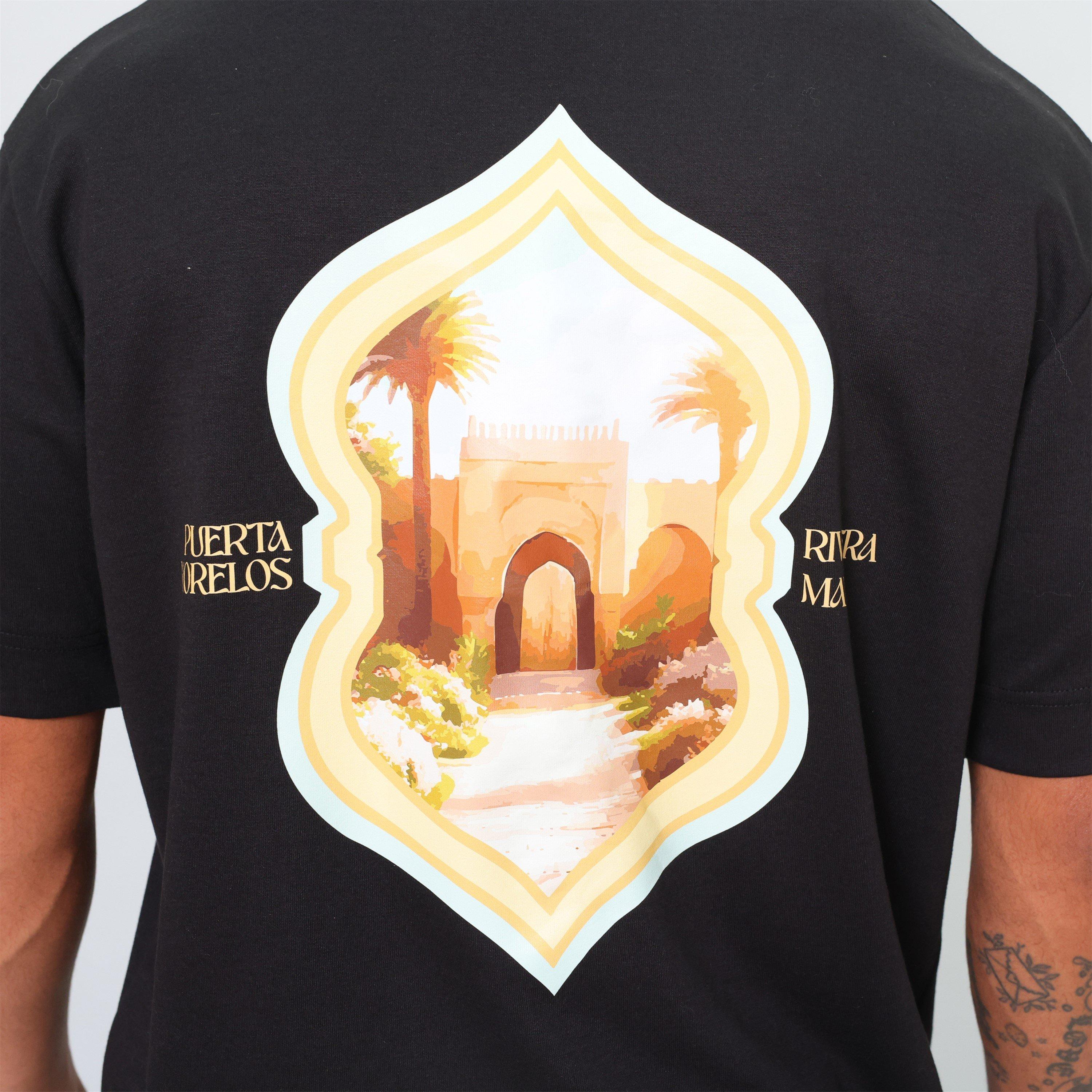 Black - Rose London - RL Morelos Oversized T-Shirt - 5