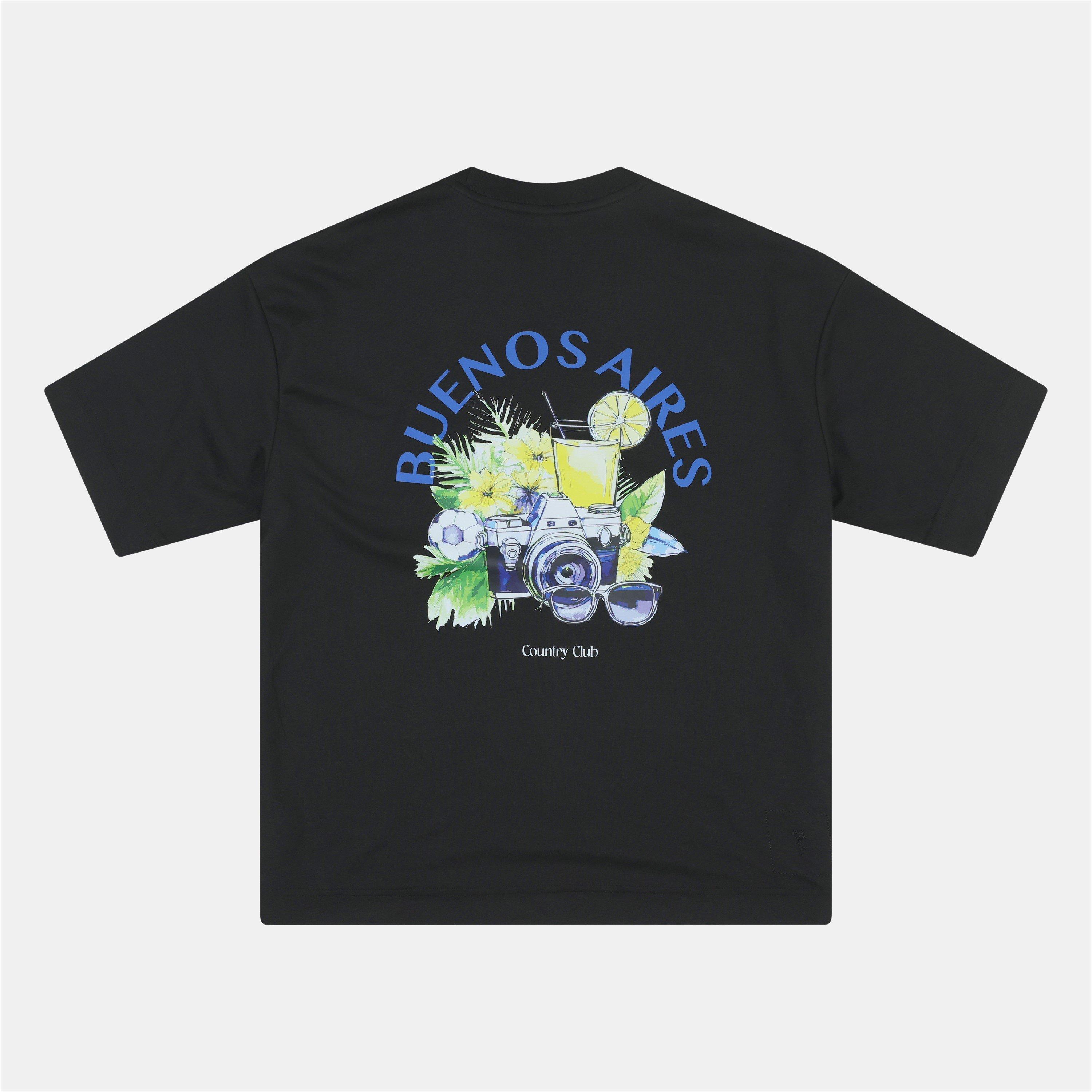 Black - Rose London - Buenos T-shirt - 1