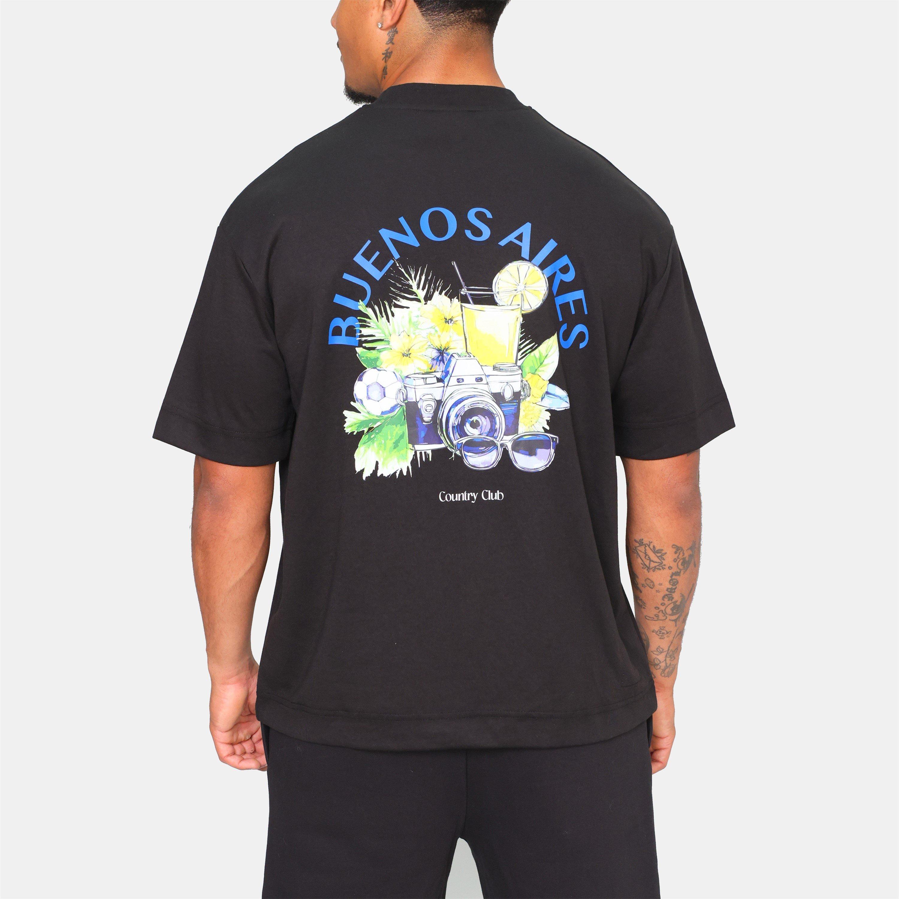 Black - Rose London - London Buenos T-shirt - 4