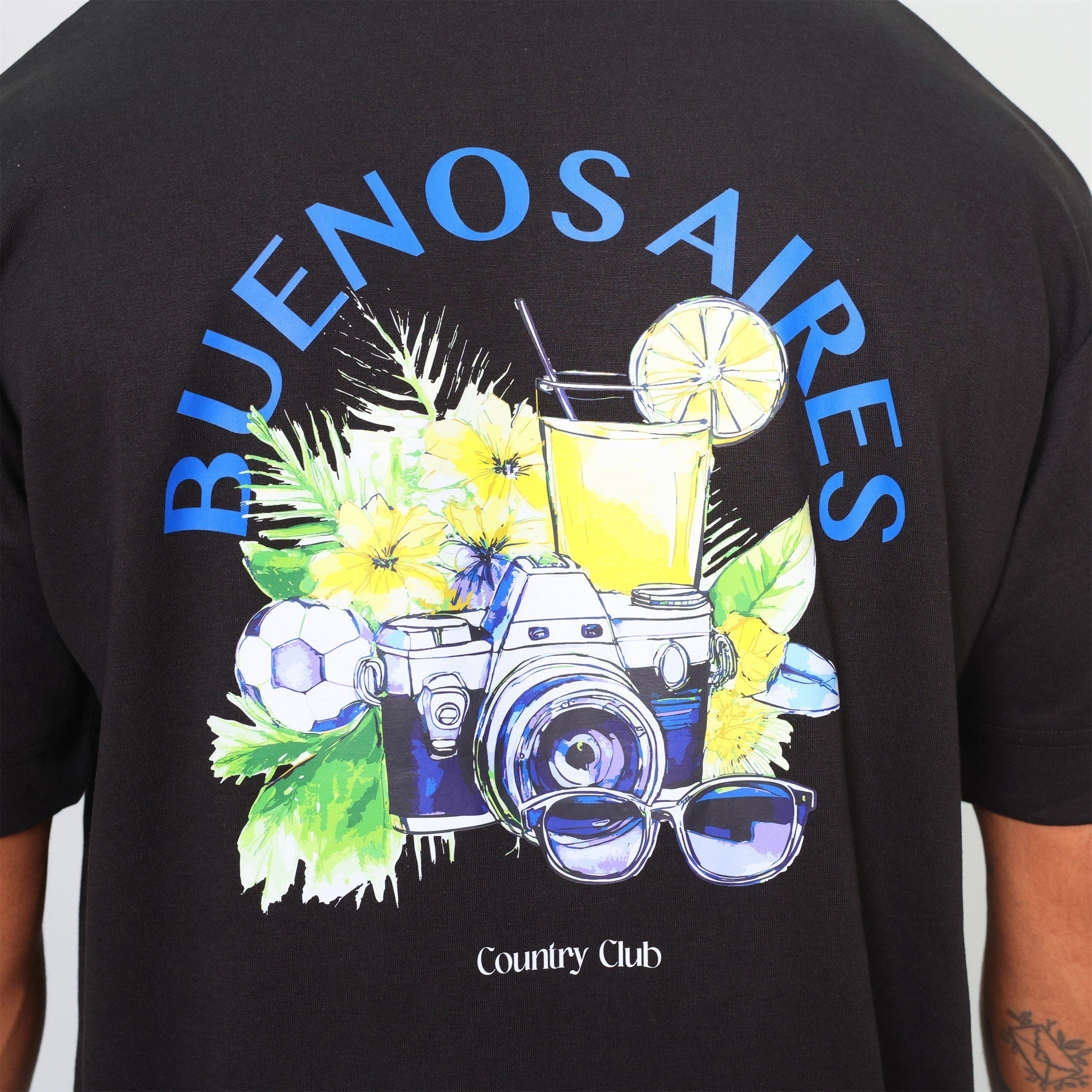 Black - Rose London - London Buenos T-shirt - 5