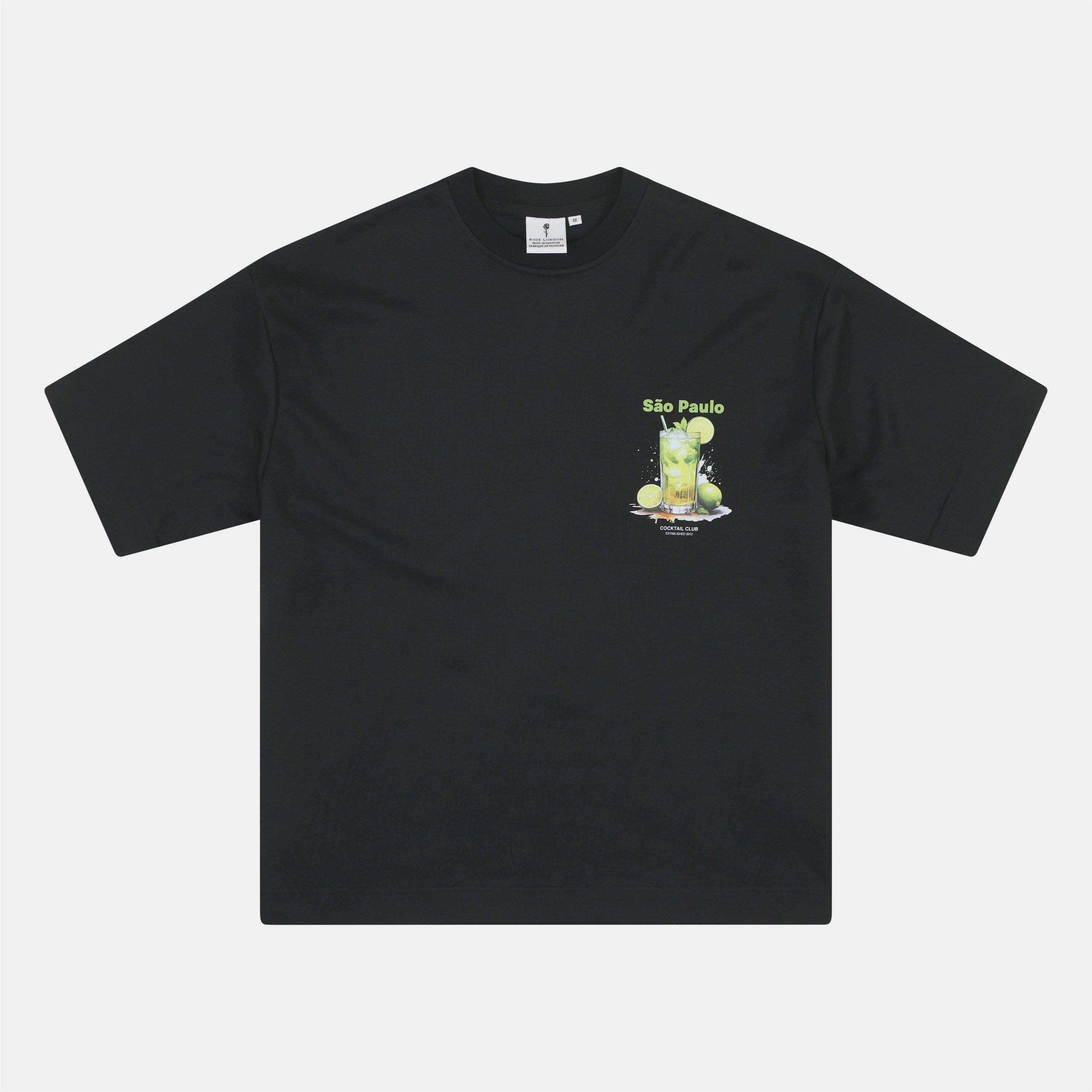 Black - Rose London - London Sao Paulo T-shirt - 2
