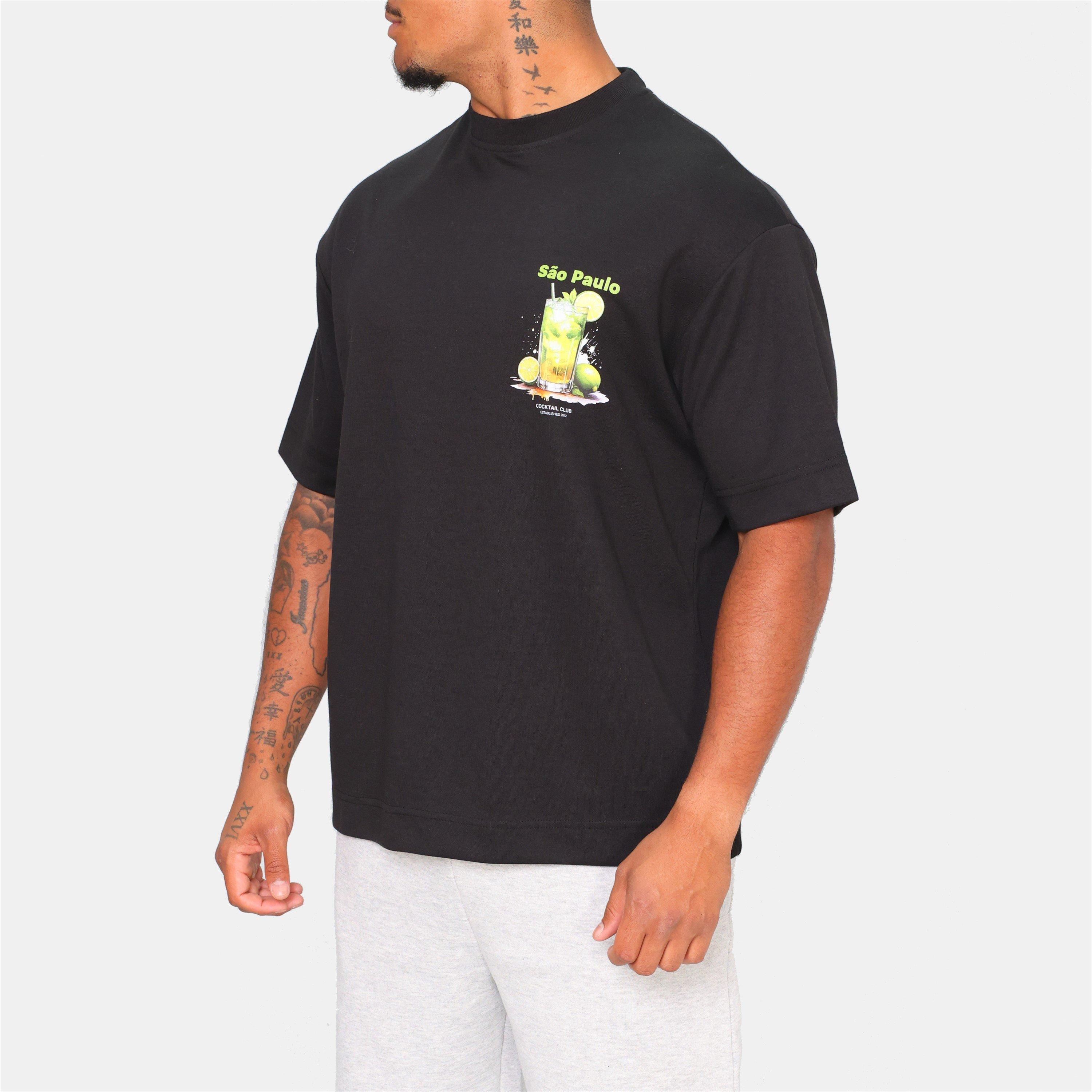 Black - Rose London - London Sao Paulo T-shirt - 3