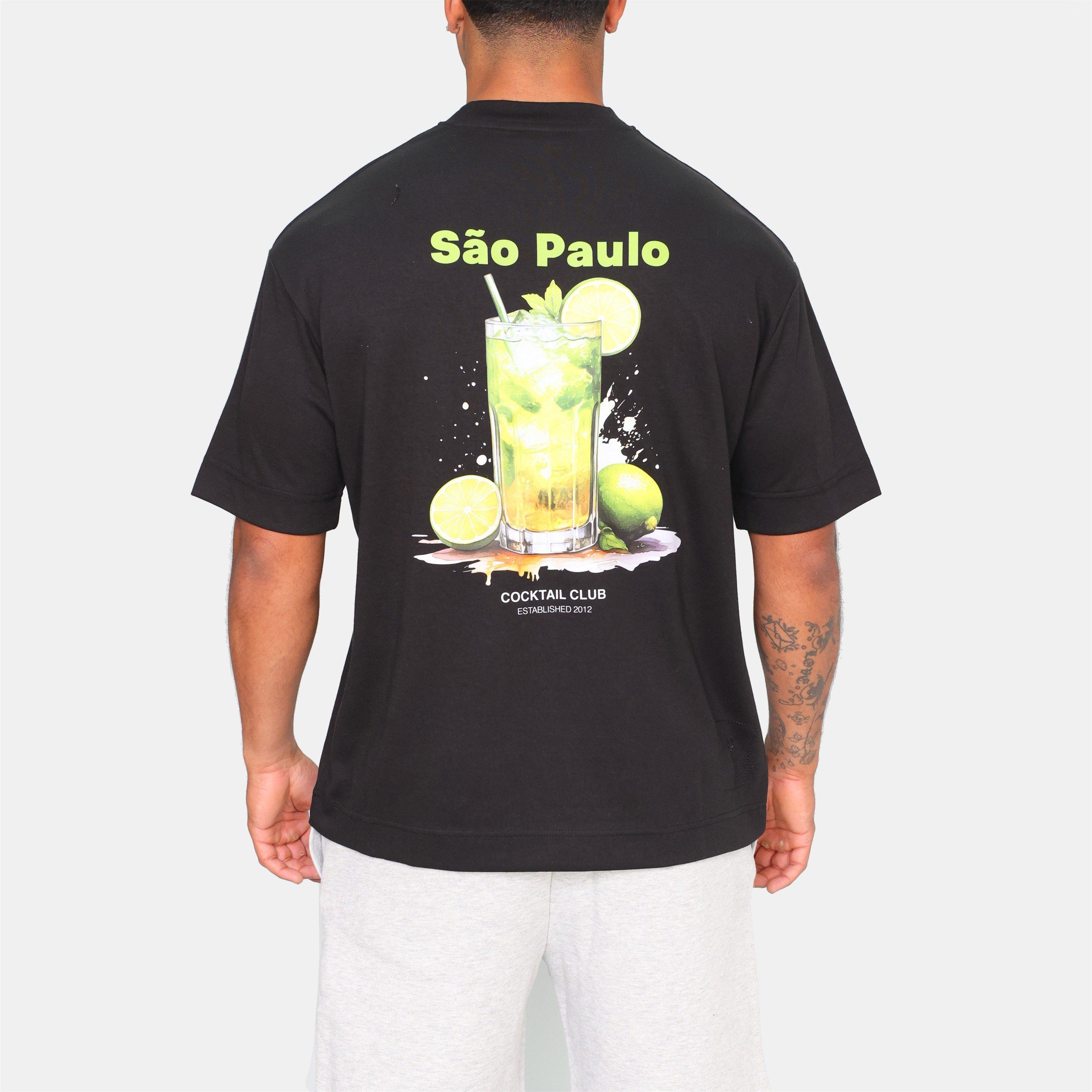 Black - Rose London - London Sao Paulo T-shirt - 4