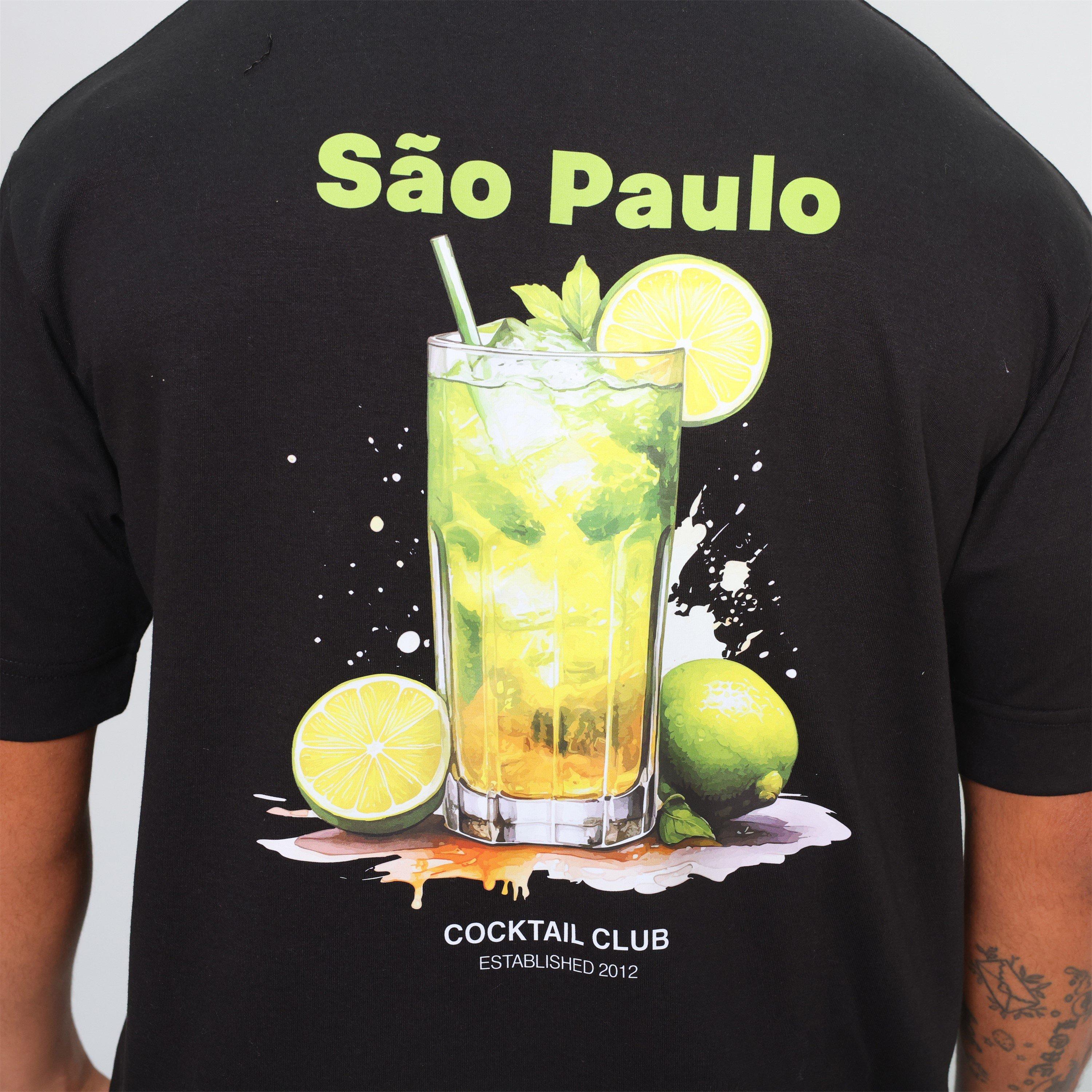 Black - Rose London - London Sao Paulo T-shirt - 5