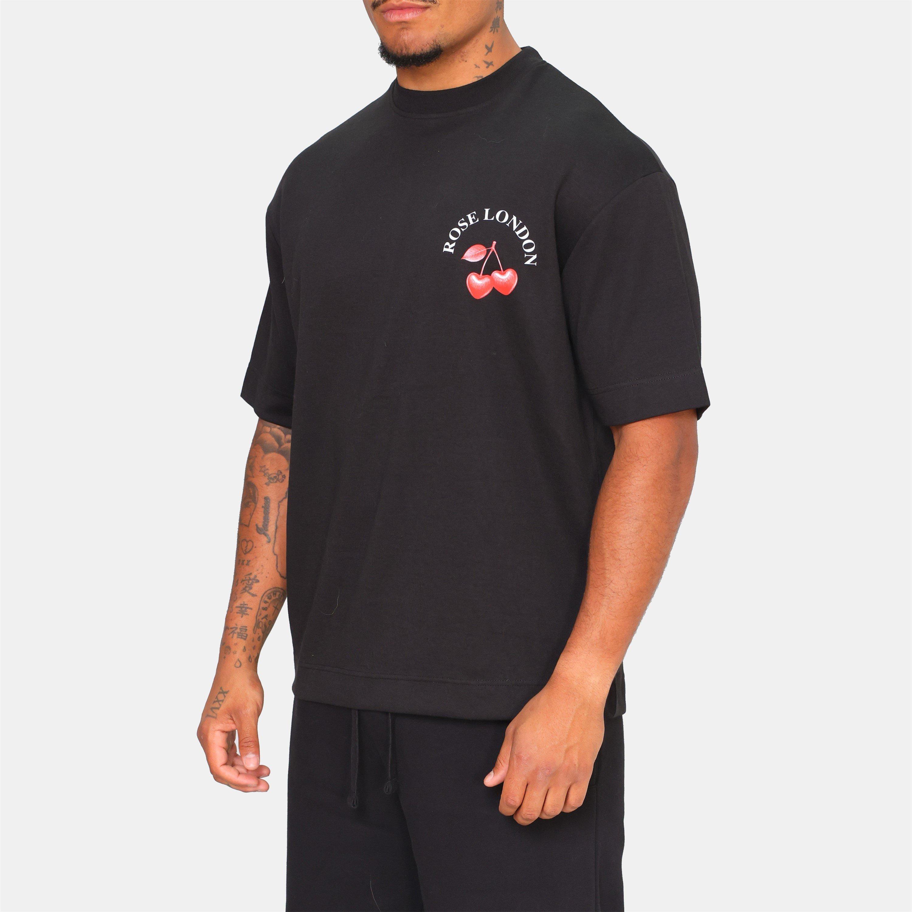 Black - Rose London - London Cherries T-shirt - 3