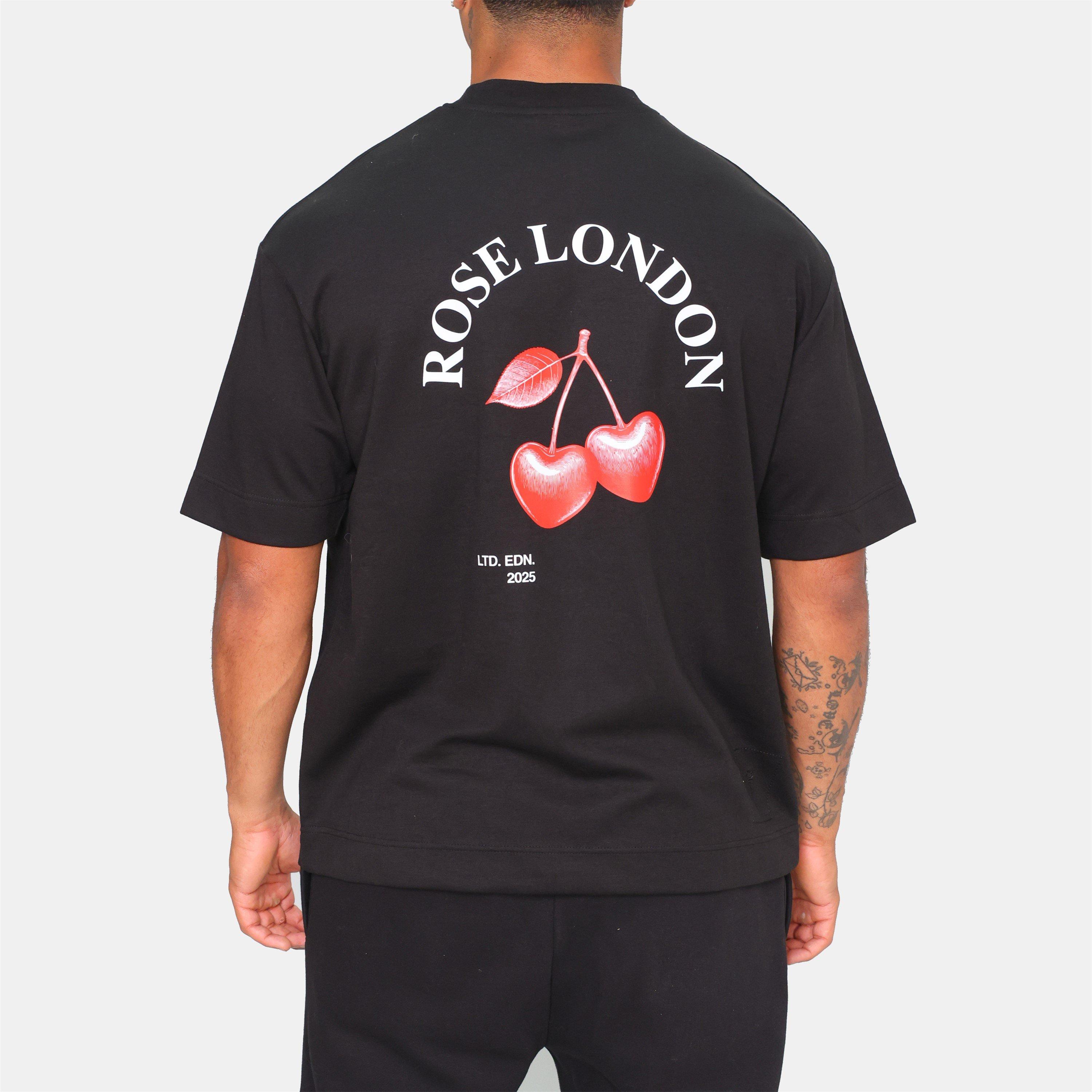 Black - Rose London - London Cherries T-shirt - 4