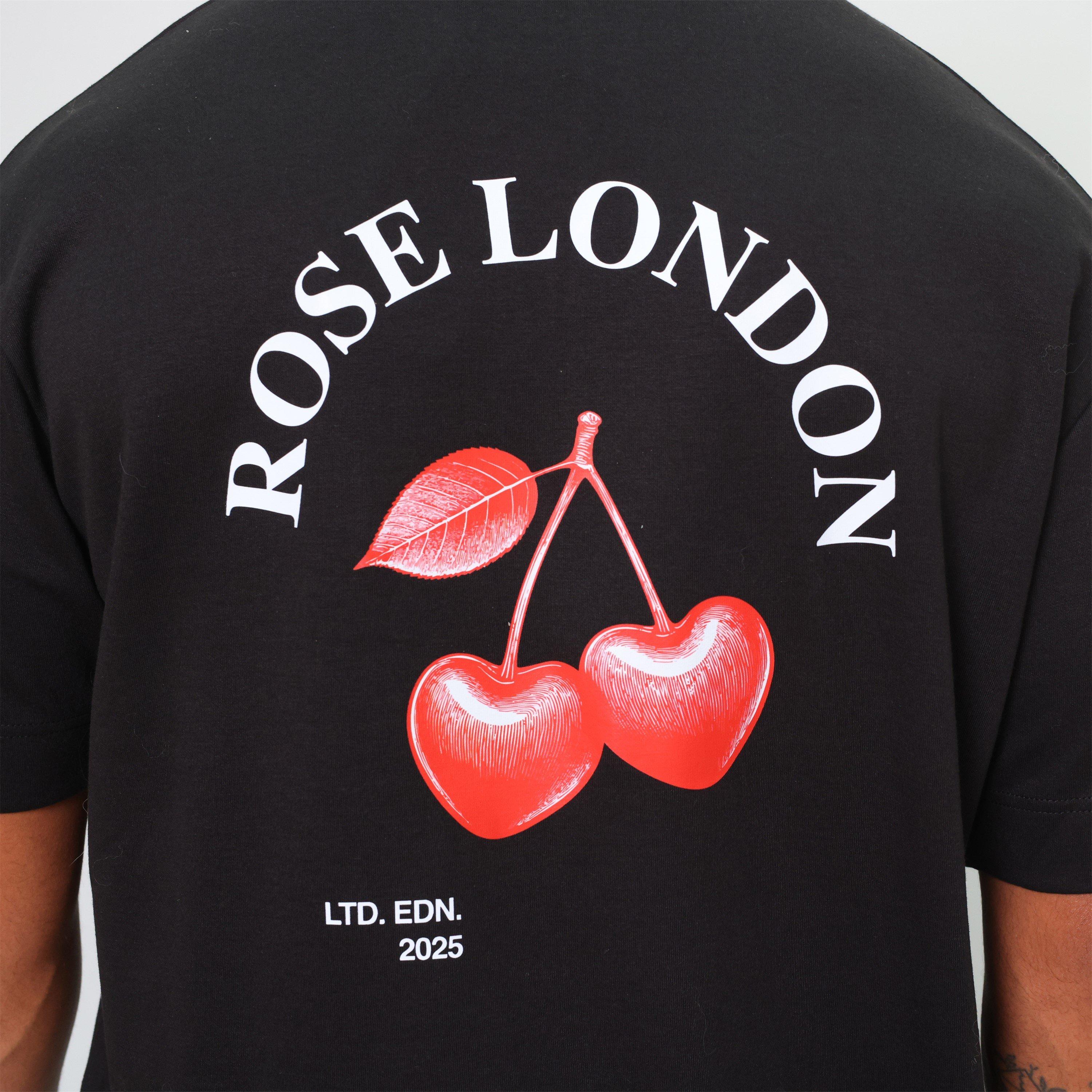 Black - Rose London - London Cherries T-shirt - 5