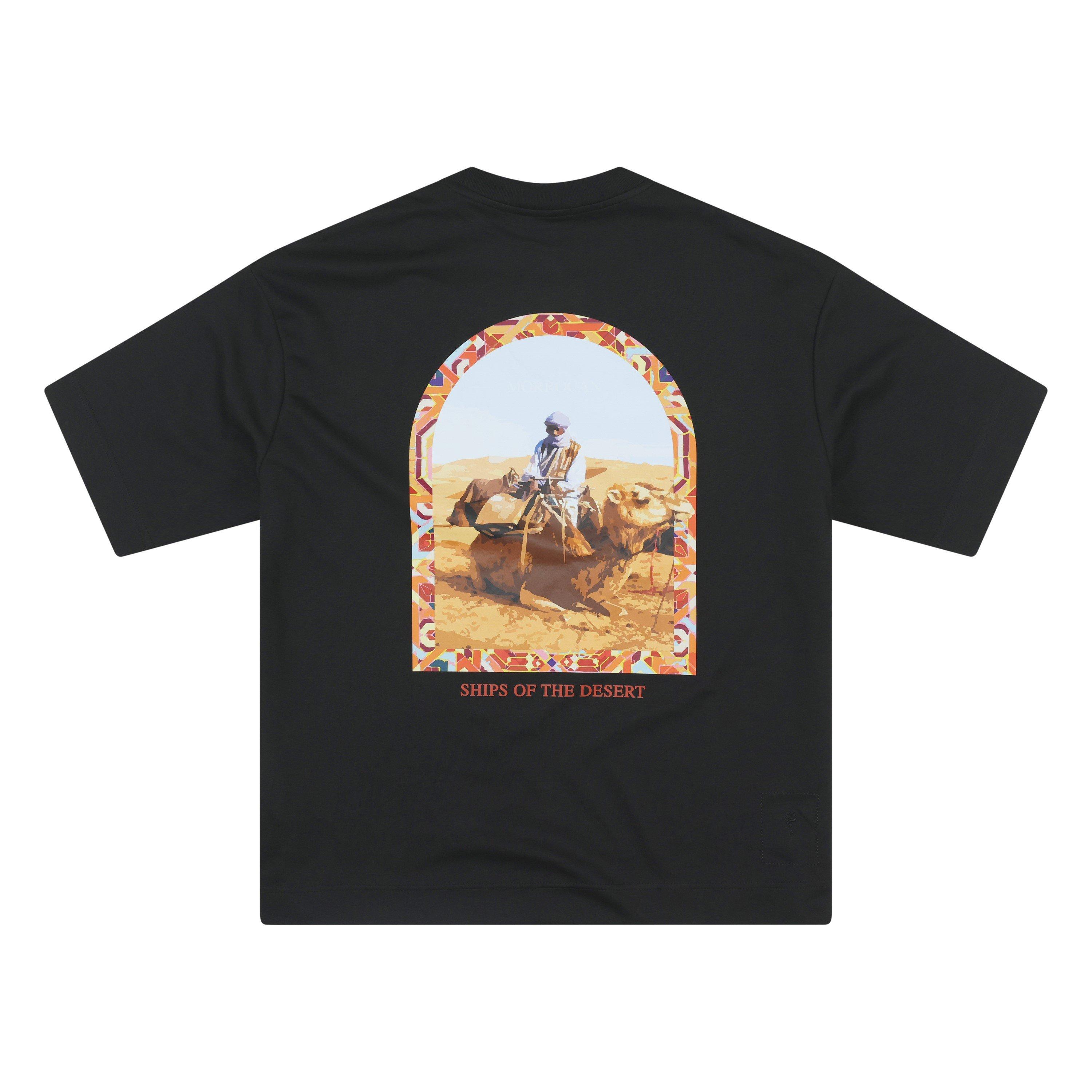 Black - Rose London - Camel T-shirt - 1