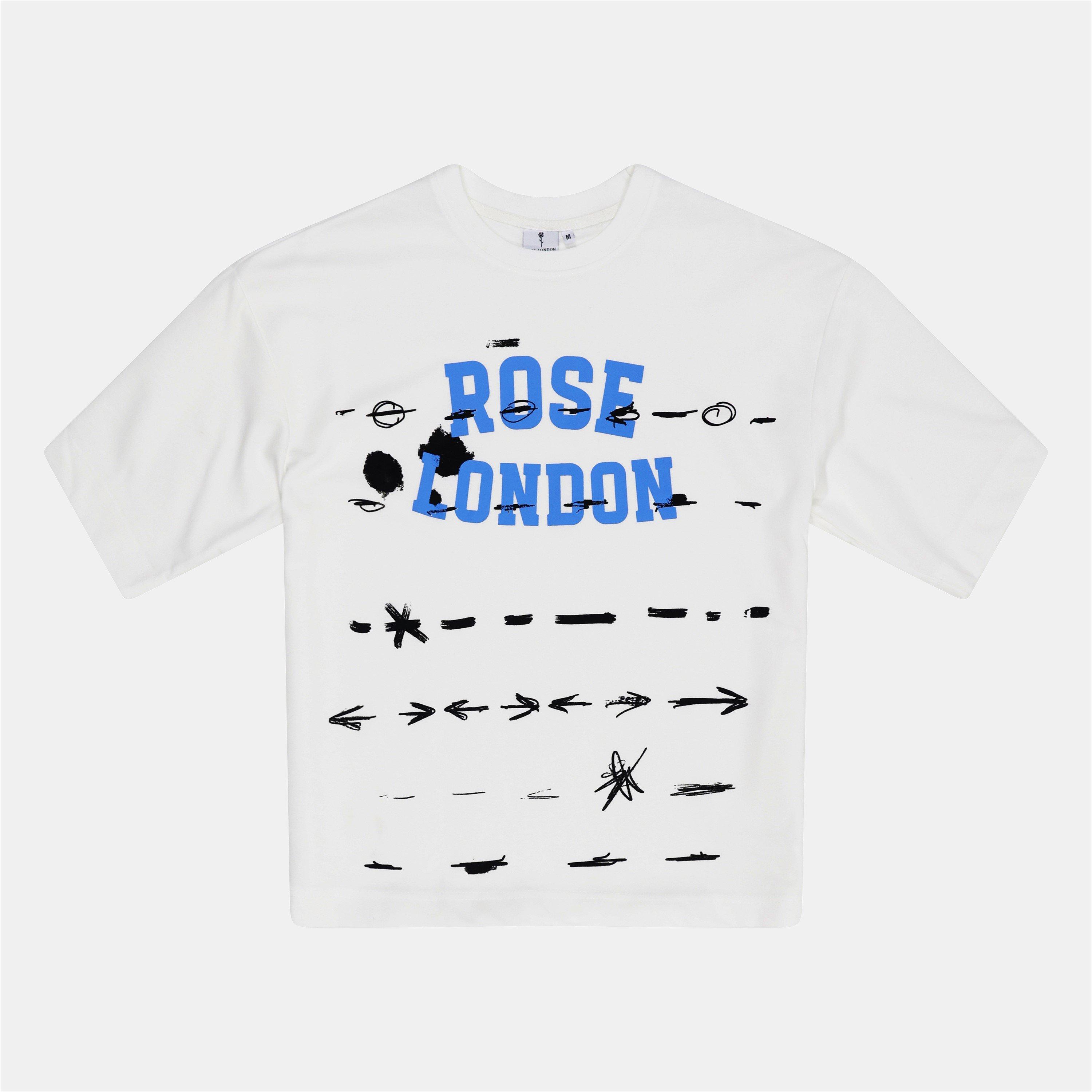 Off White - Rose London - Graffiti Stripe T-shirt - 1