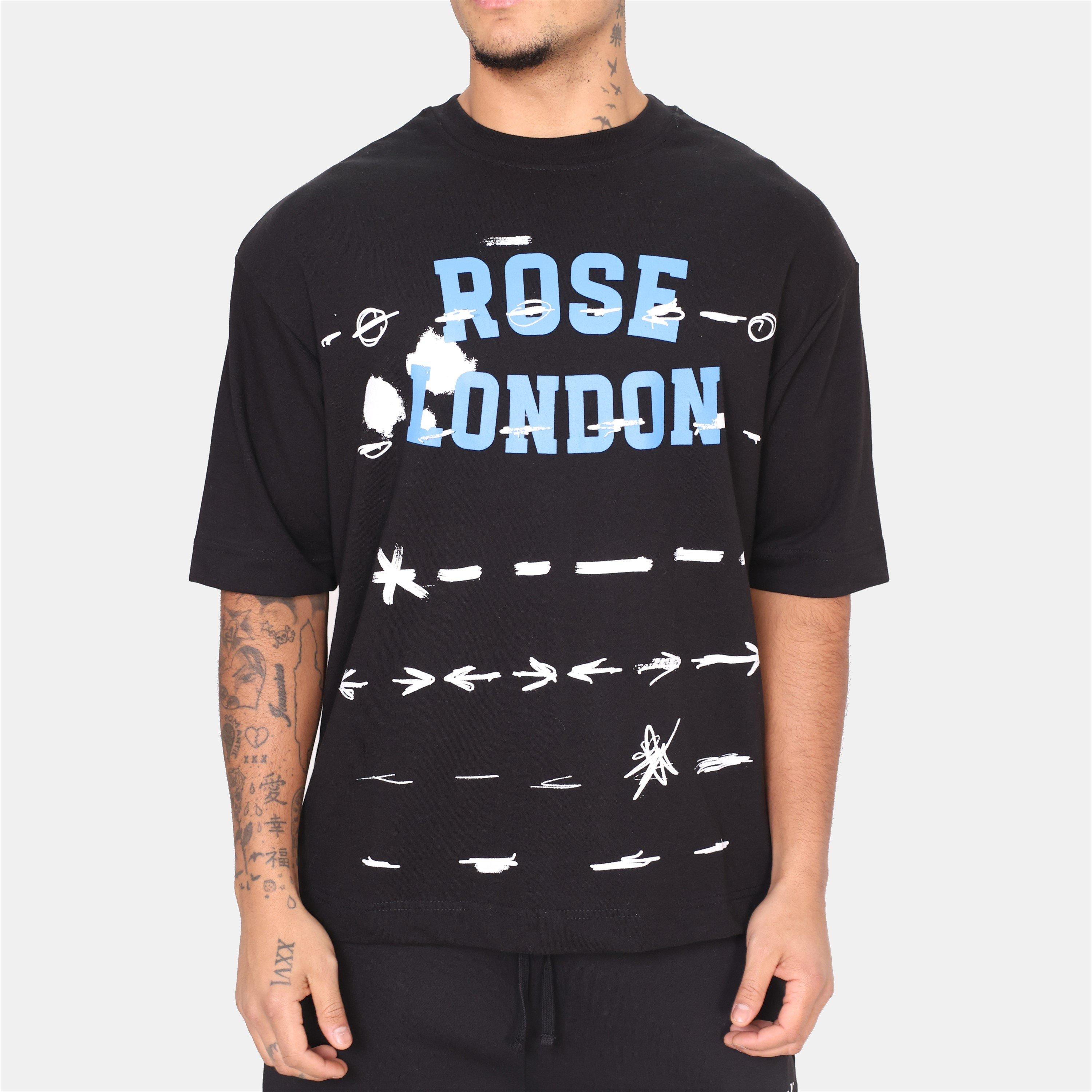 Noir - Rose London - Graffiti Stripe T-shirt - 3