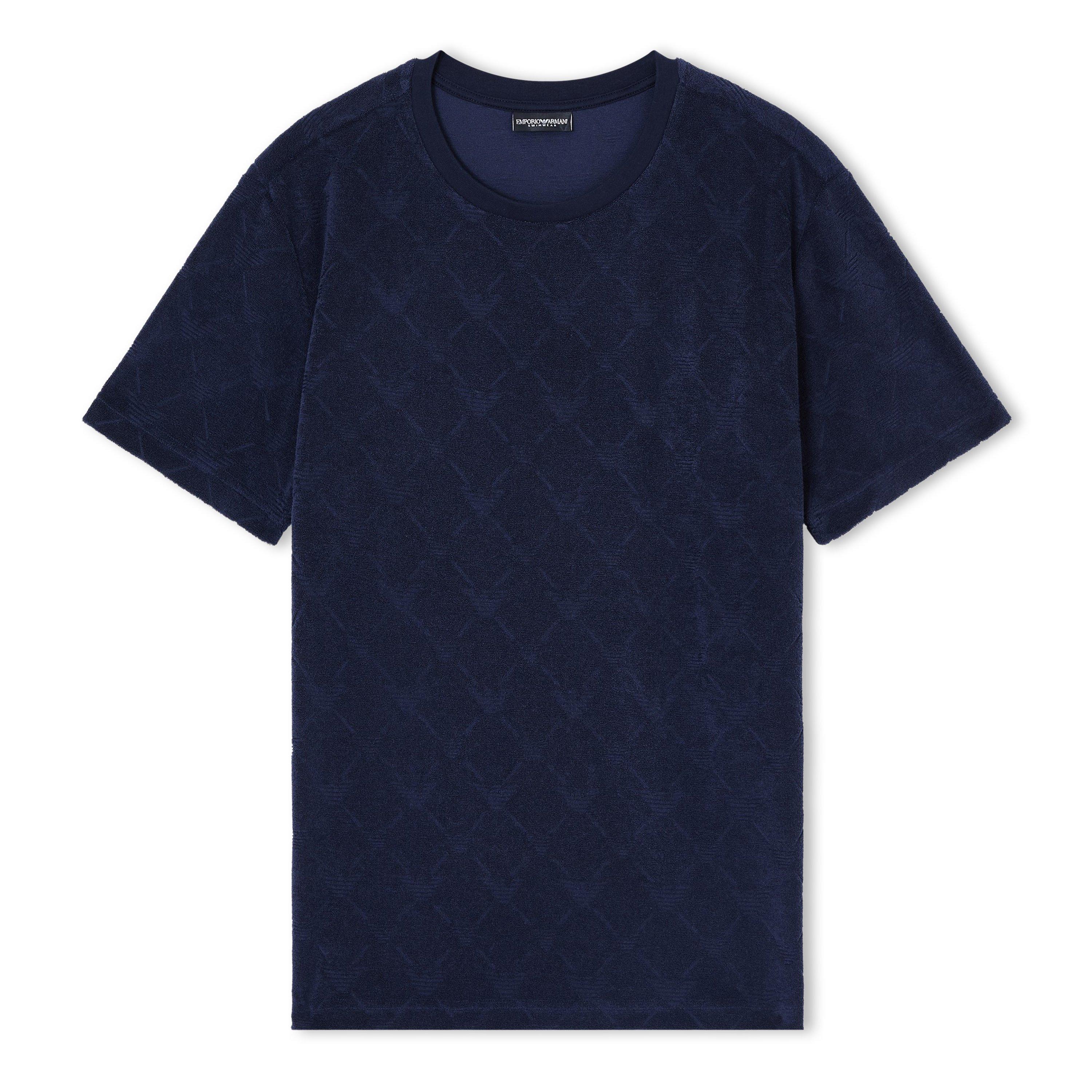 Emporio Armani T-SHIRT BEACHWEAR - Armani Blue - S