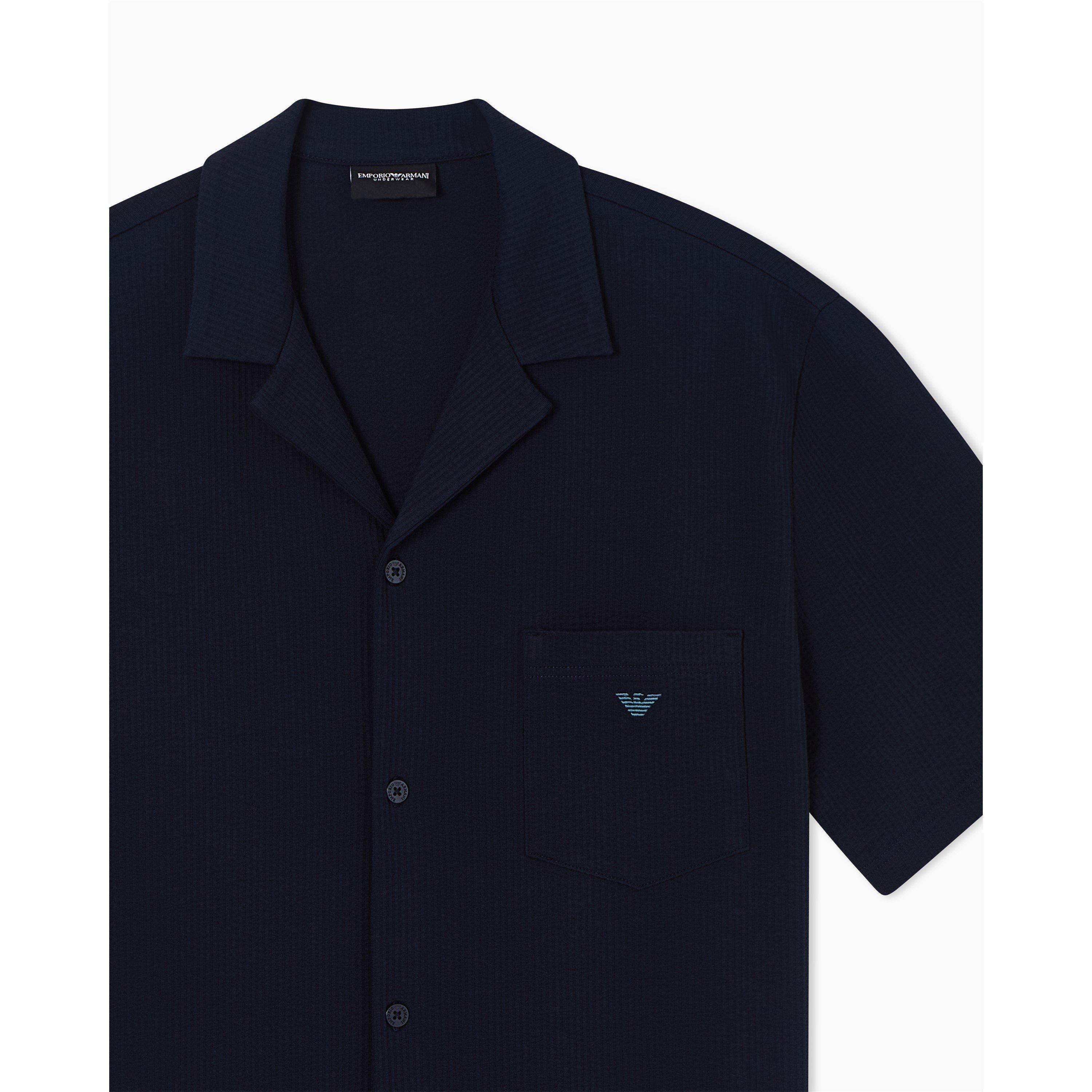 Armani Blue - Emporio Armani - LOUNGEWEAR SHIRT - 4