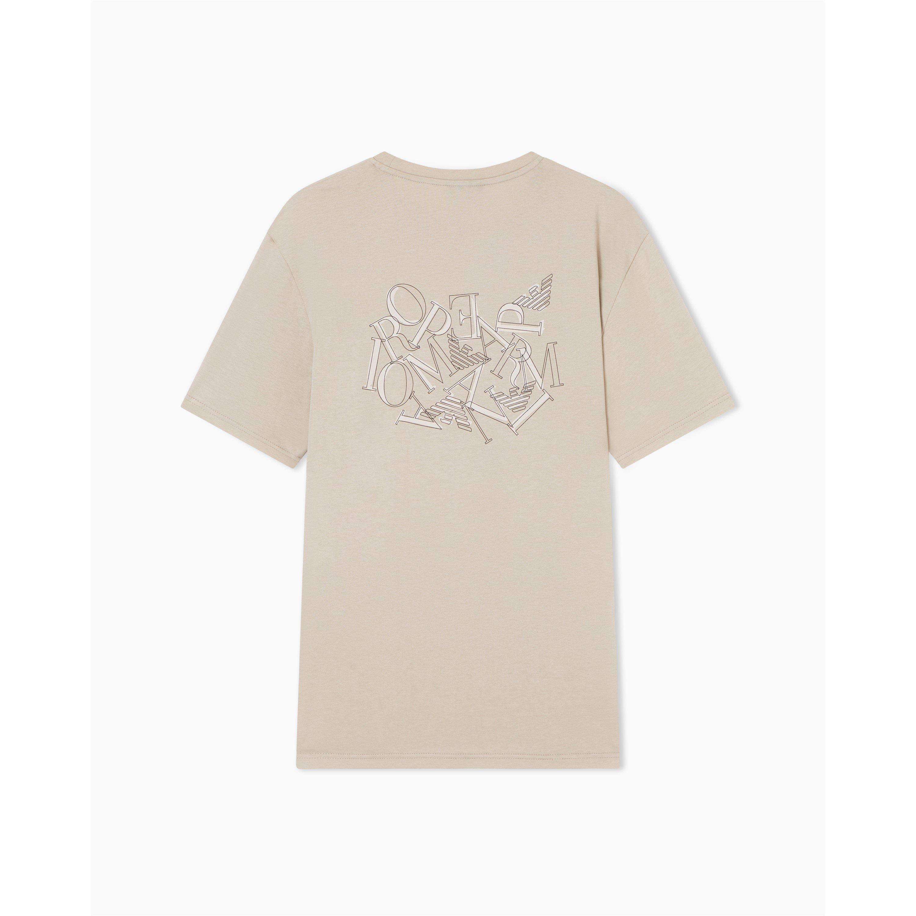 Taupe Stone - Emporio Armani - T-SHIRT BEACHWEAR - 2