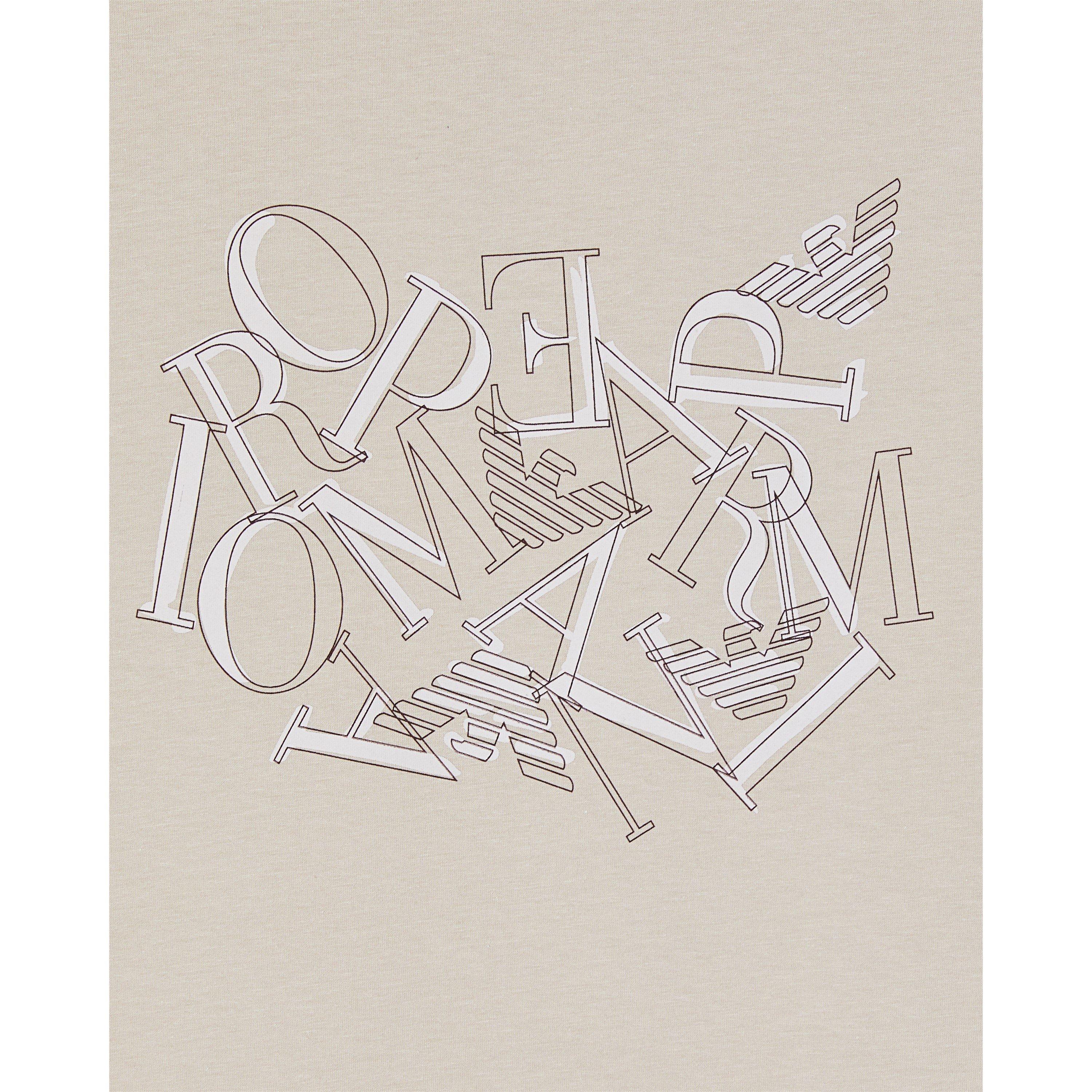 Taupe Stone - Emporio Armani - T-SHIRT BEACHWEAR - 5