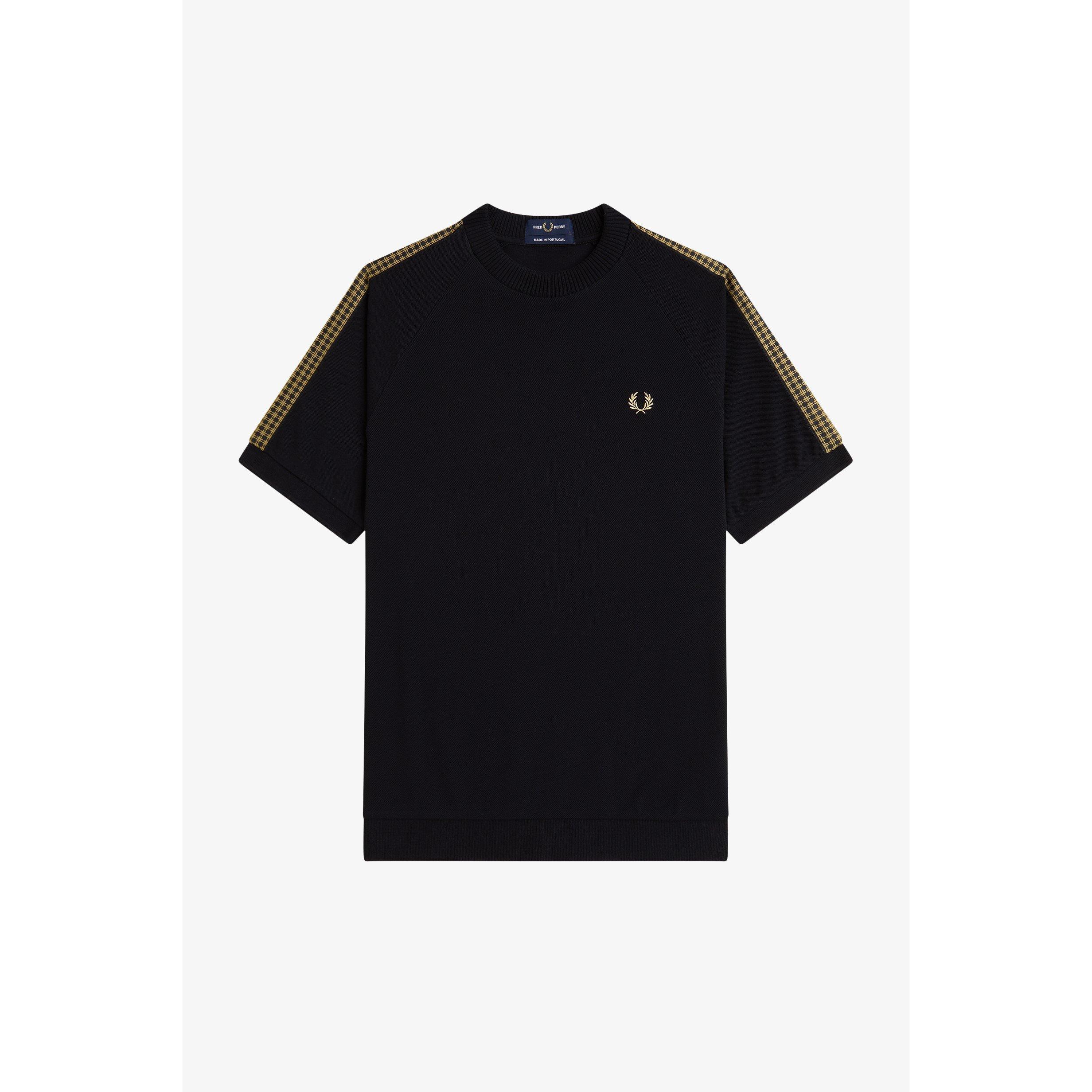 Black 102 - Fred Perry - Fred Tape T-shirt Sn62 - 1
