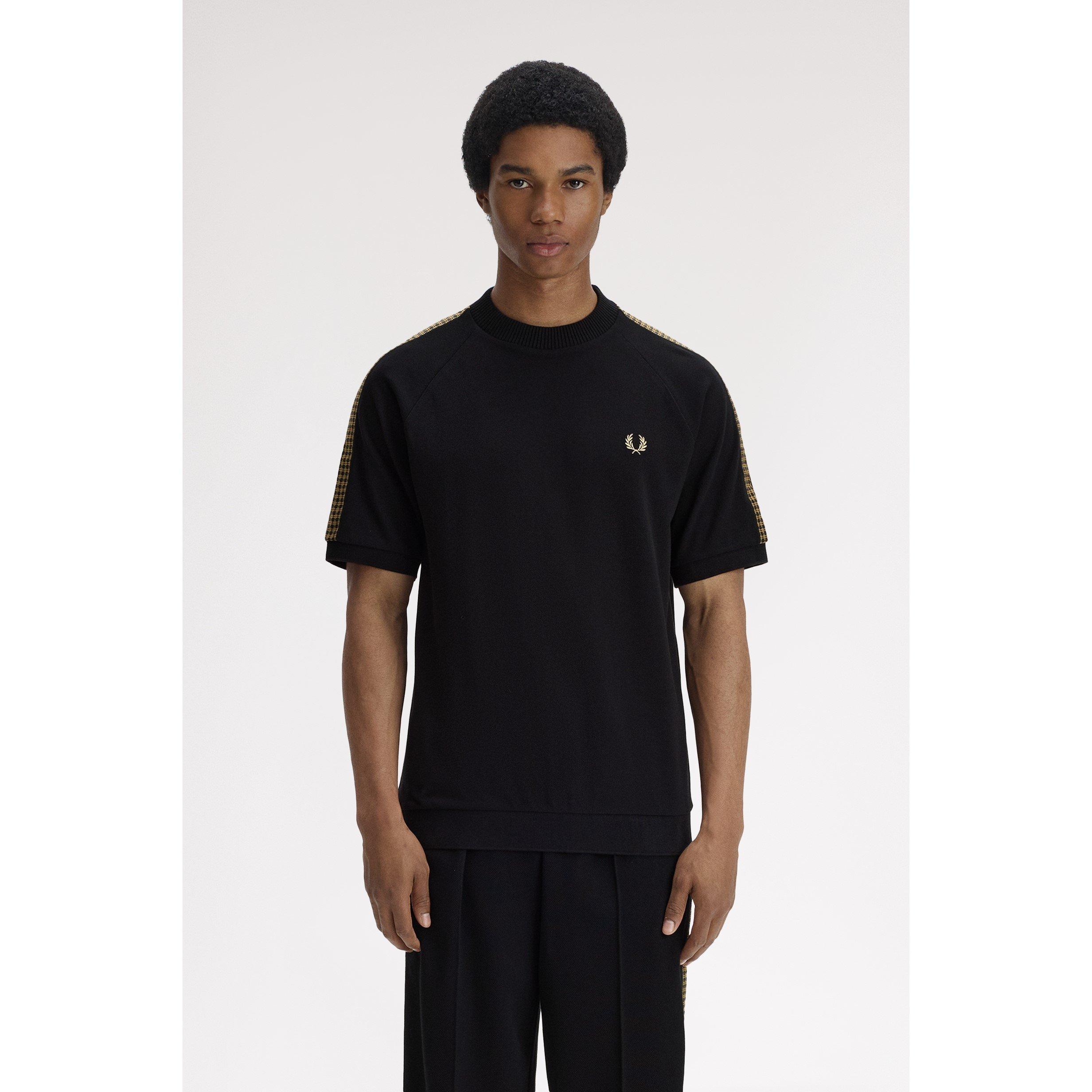 Black 102 - Fred Perry - Fred Tape T-shirt Sn62 - 3