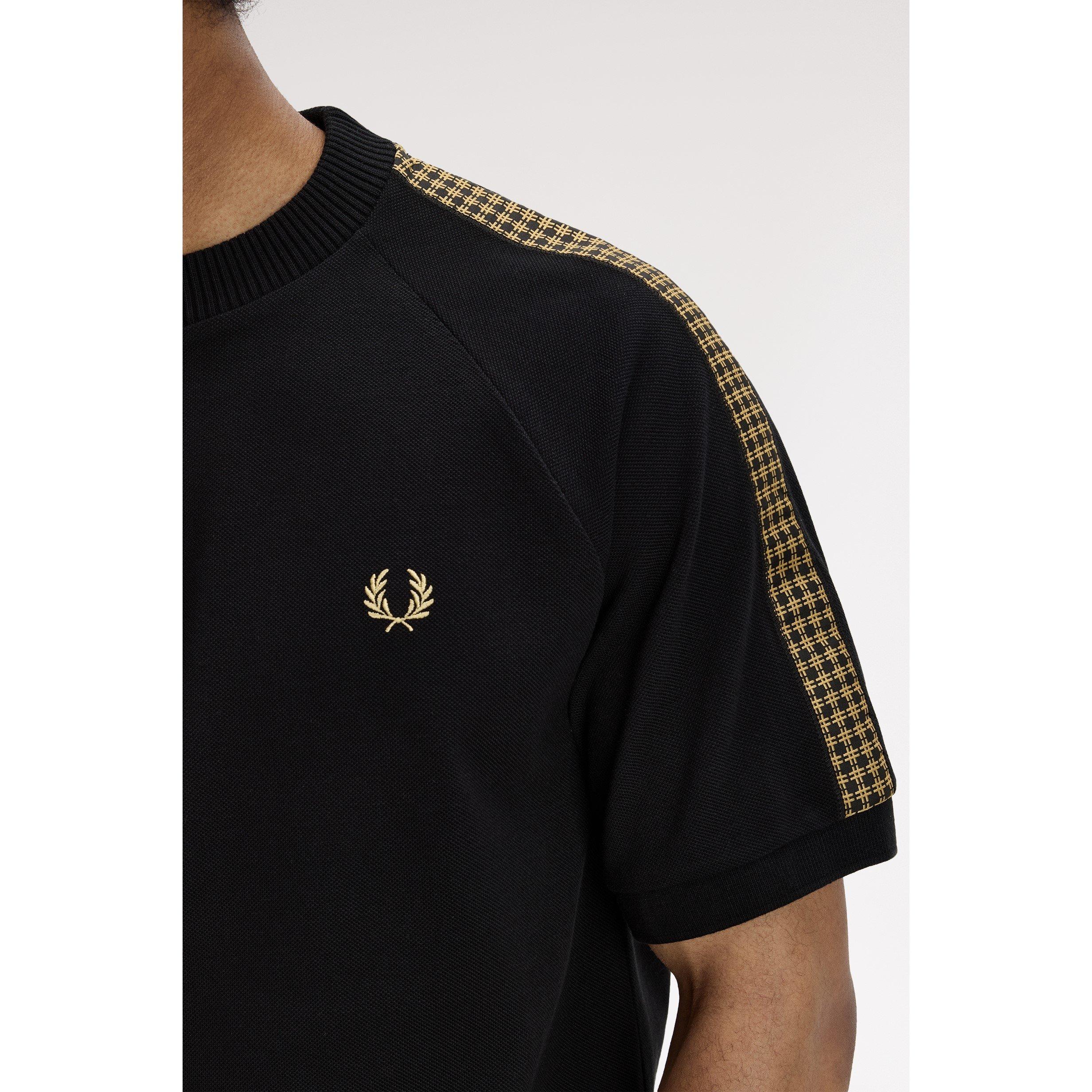 Black 102 - Fred Perry - Fred Tape T-shirt Sn62 - 5
