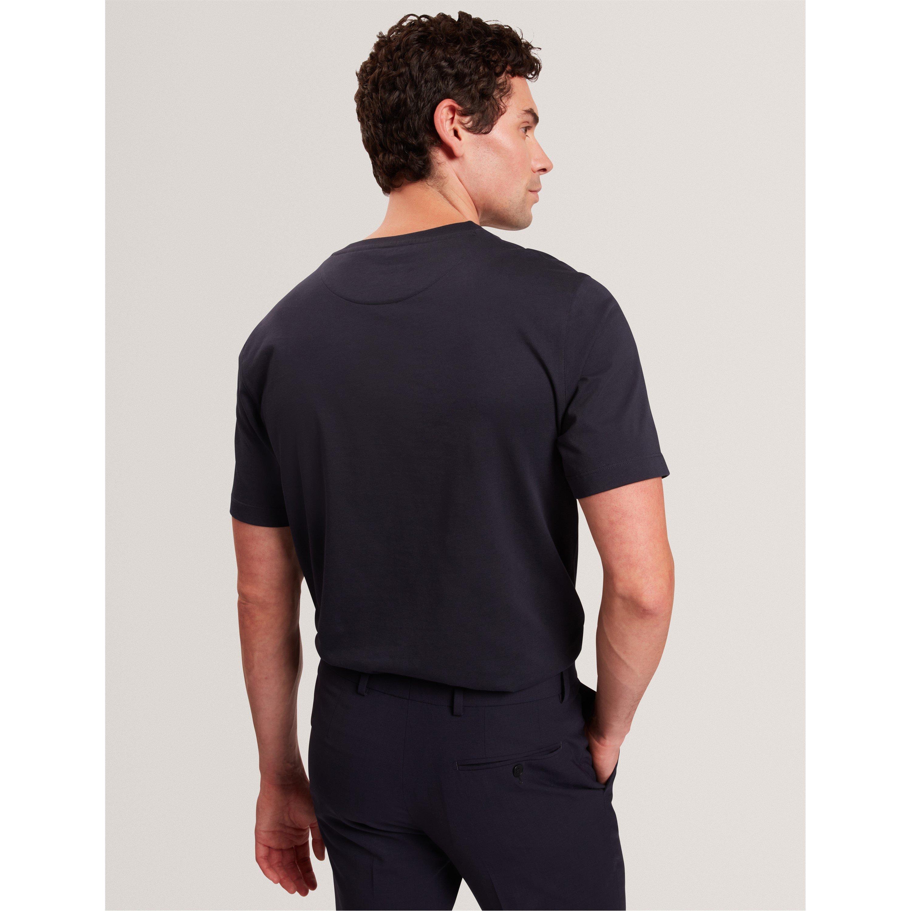 Navy - Ted Baker - Ted Flower Tshirt Sn61 - 3