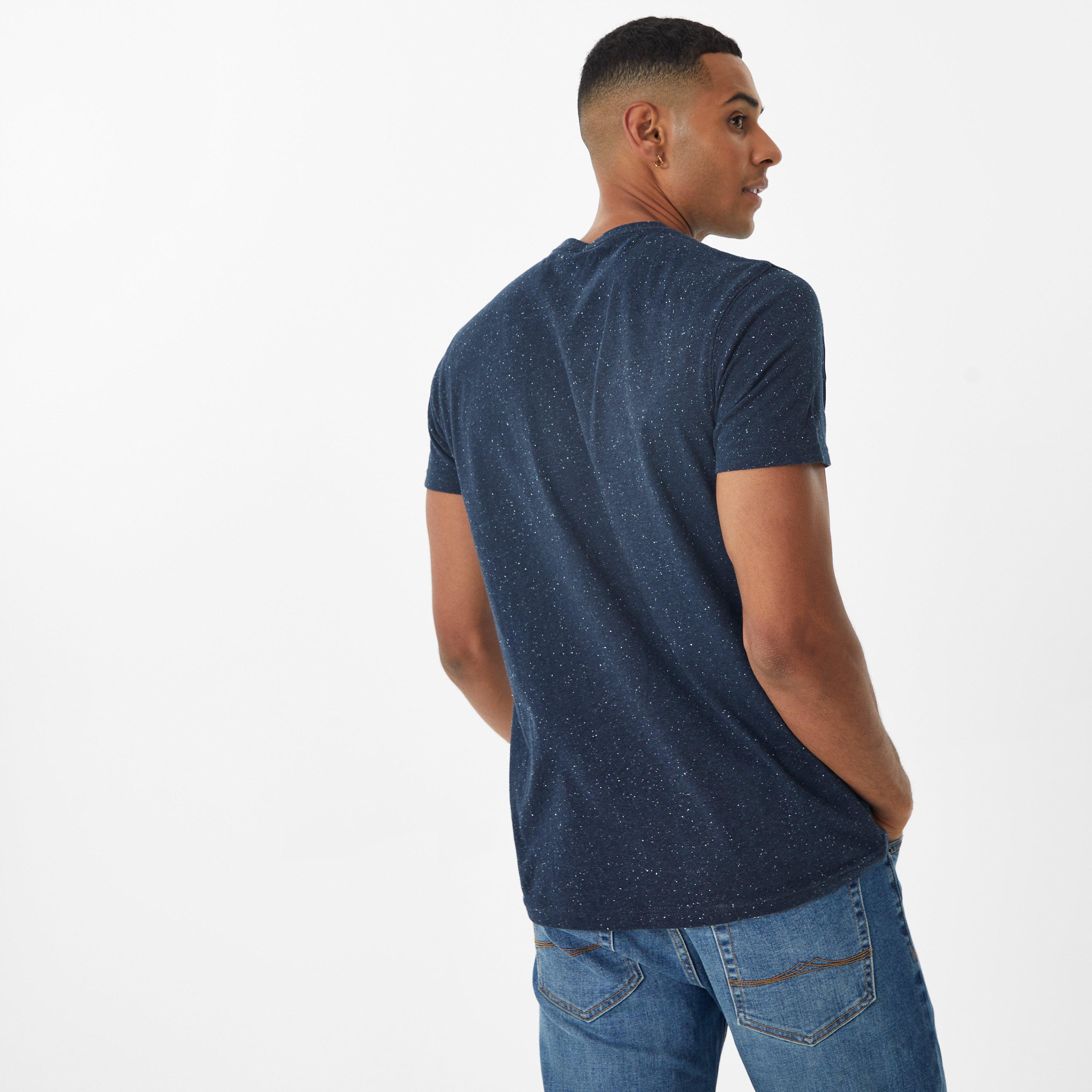 Navy - Jack Wills - Croftdown Neppy T-Shirt - 3