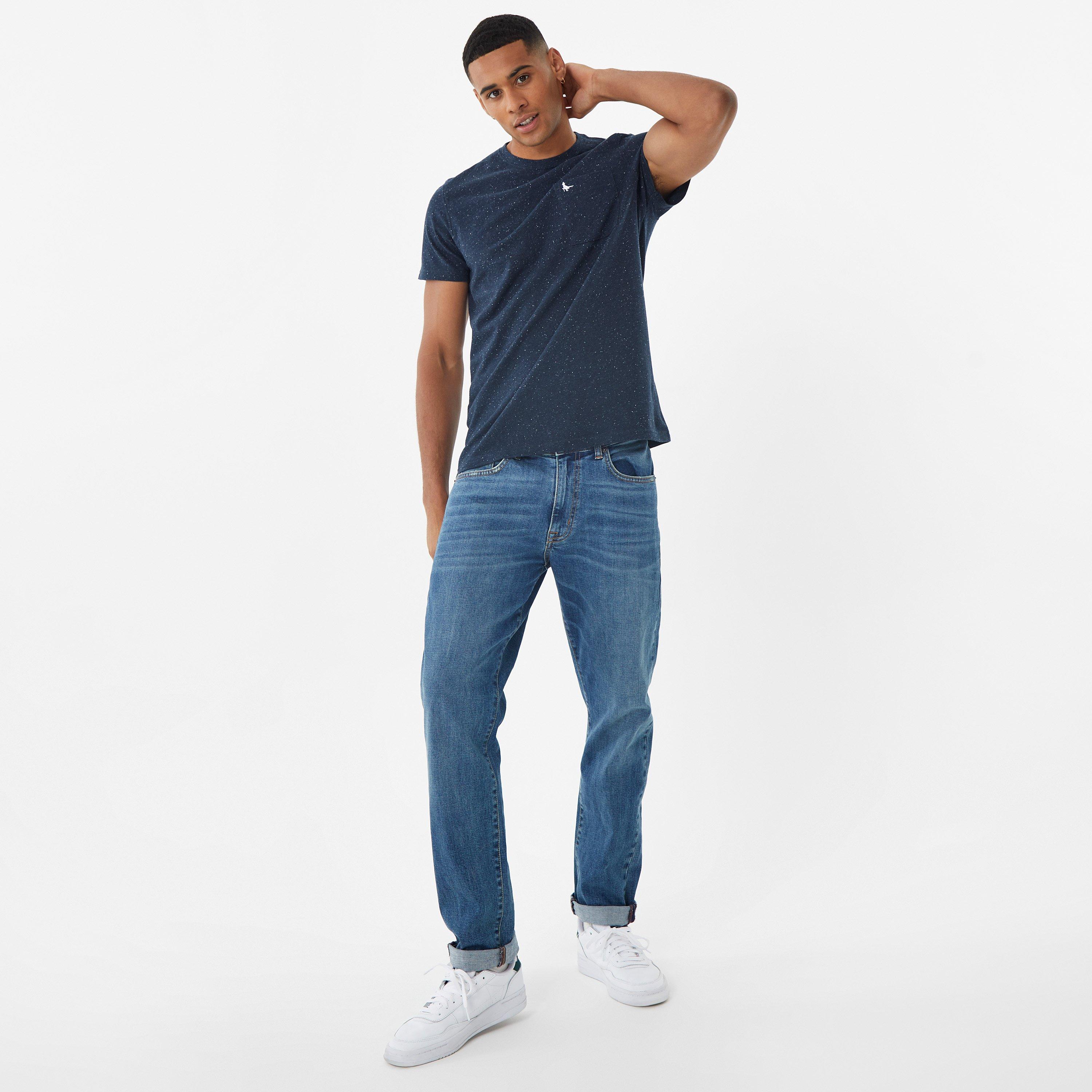 Navy - Jack Wills - Croftdown Neppy T-Shirt - 4