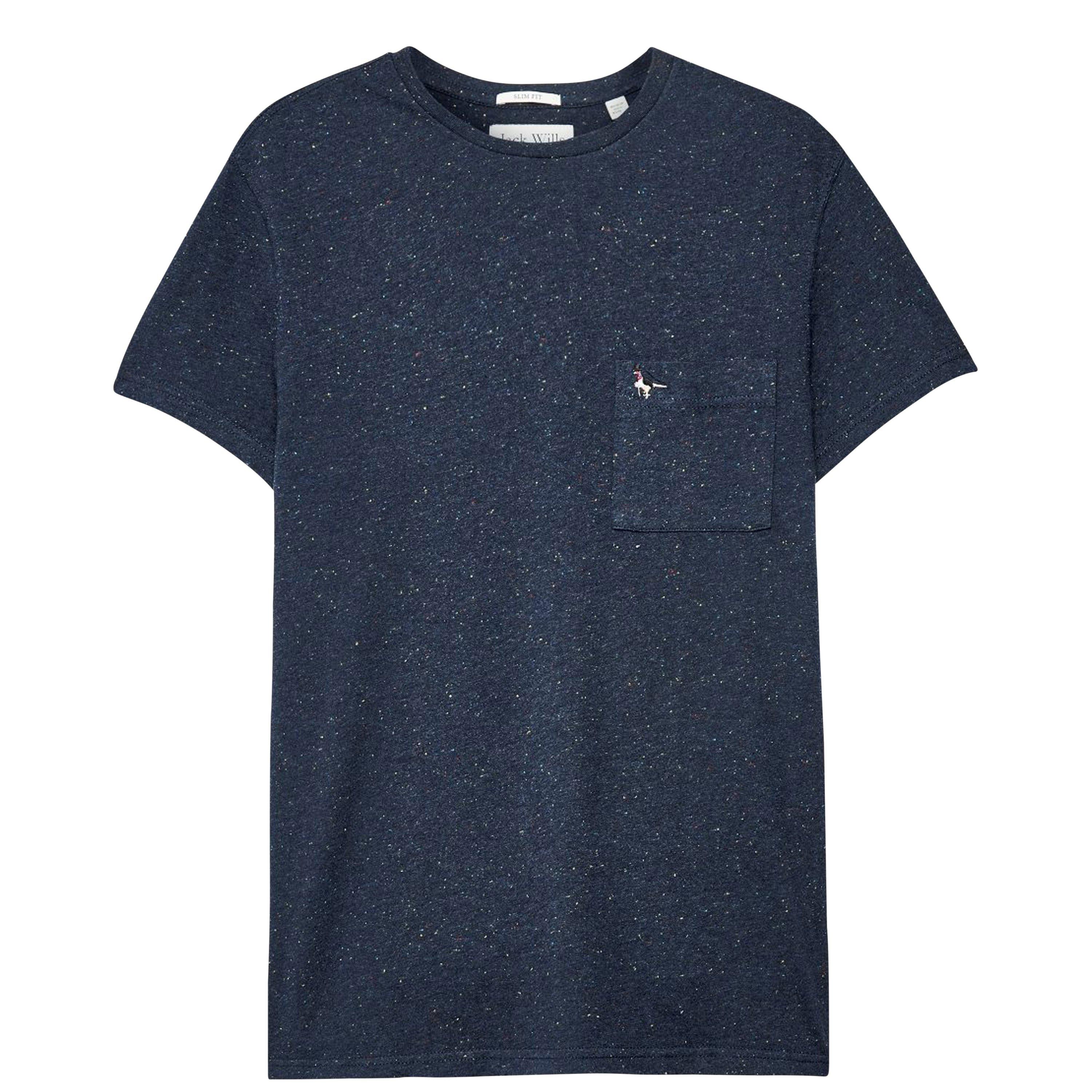Navy - Jack Wills - Croftdown Neppy T-Shirt - 5