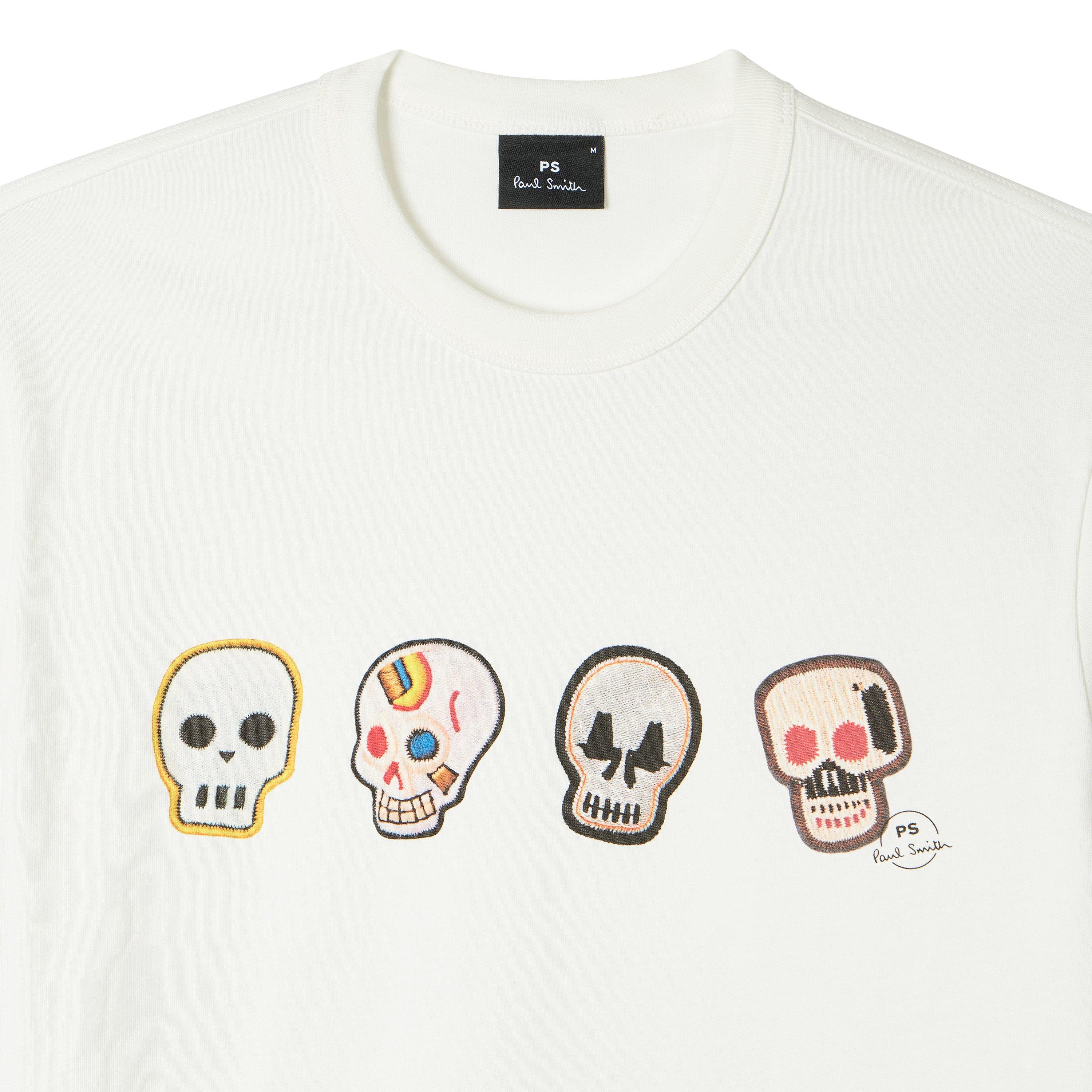 White 01 - PS Paul Smith - PS Multi Skull T Sn62 - 2