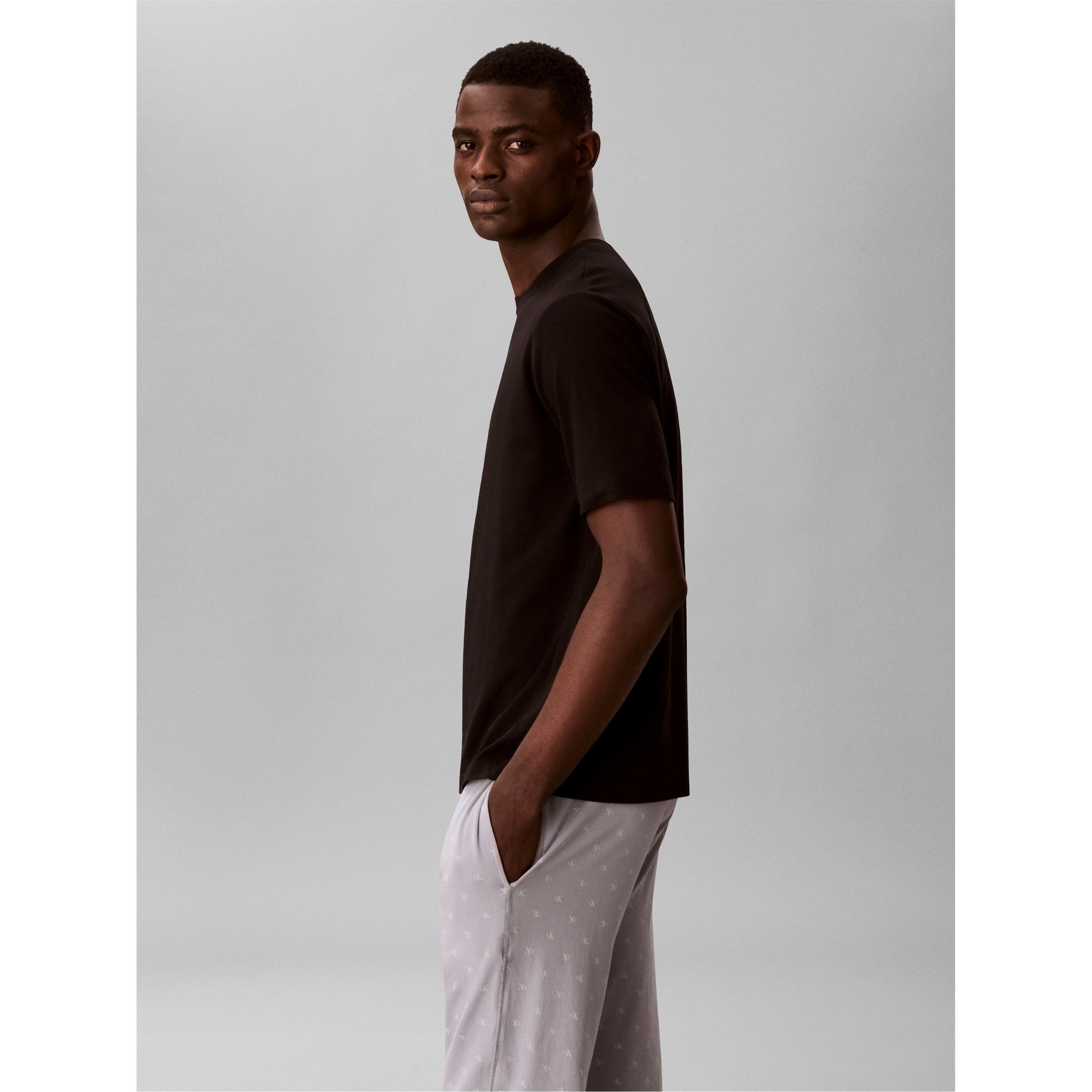 Crna - Calvin Klein - Men's Logo T-Shirt - 3