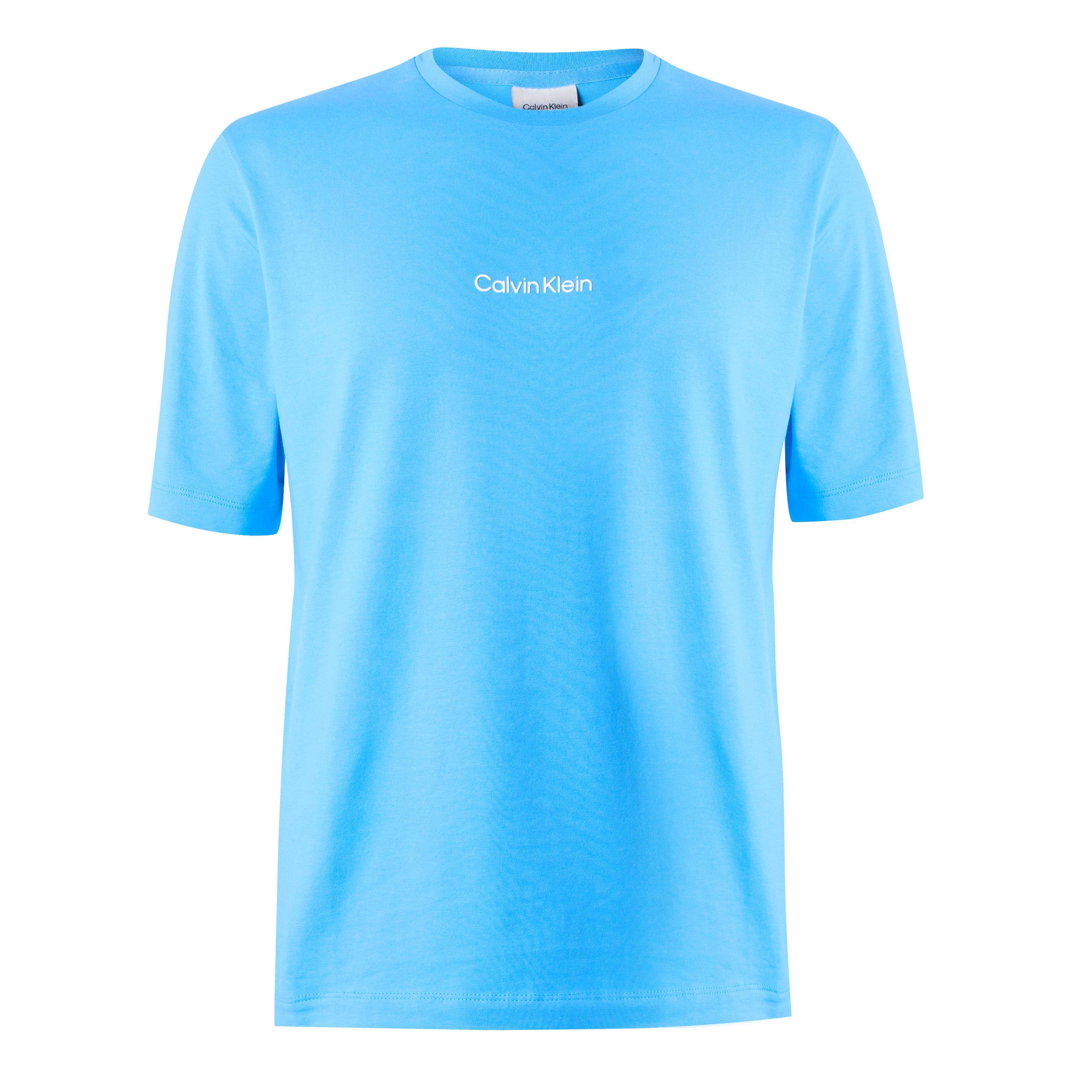 Calvin Klein Men's Logo T-Shirt - Blue Crush 26 - M