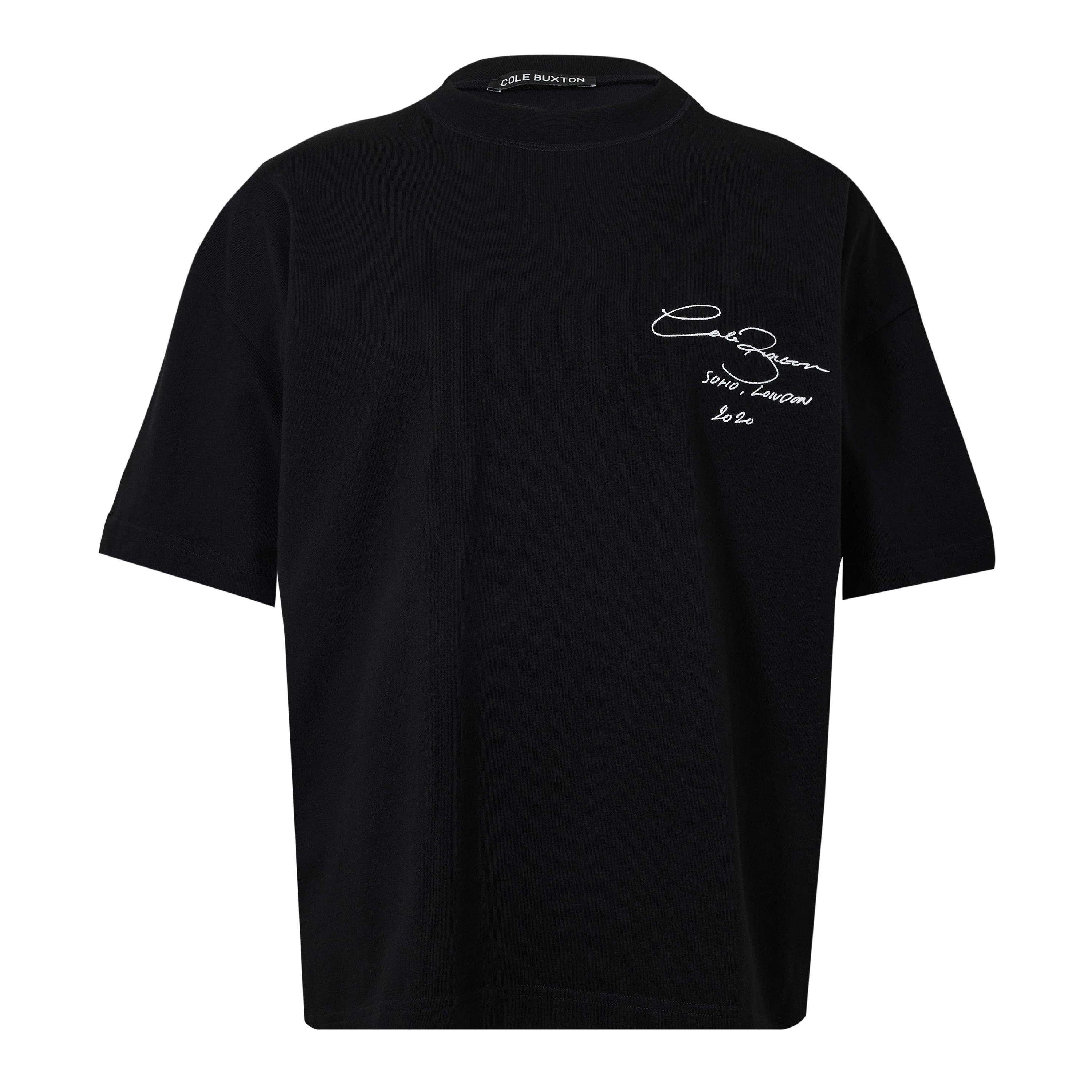 Black - Cole Buxton - Men's Oversized T-Shirt - 1