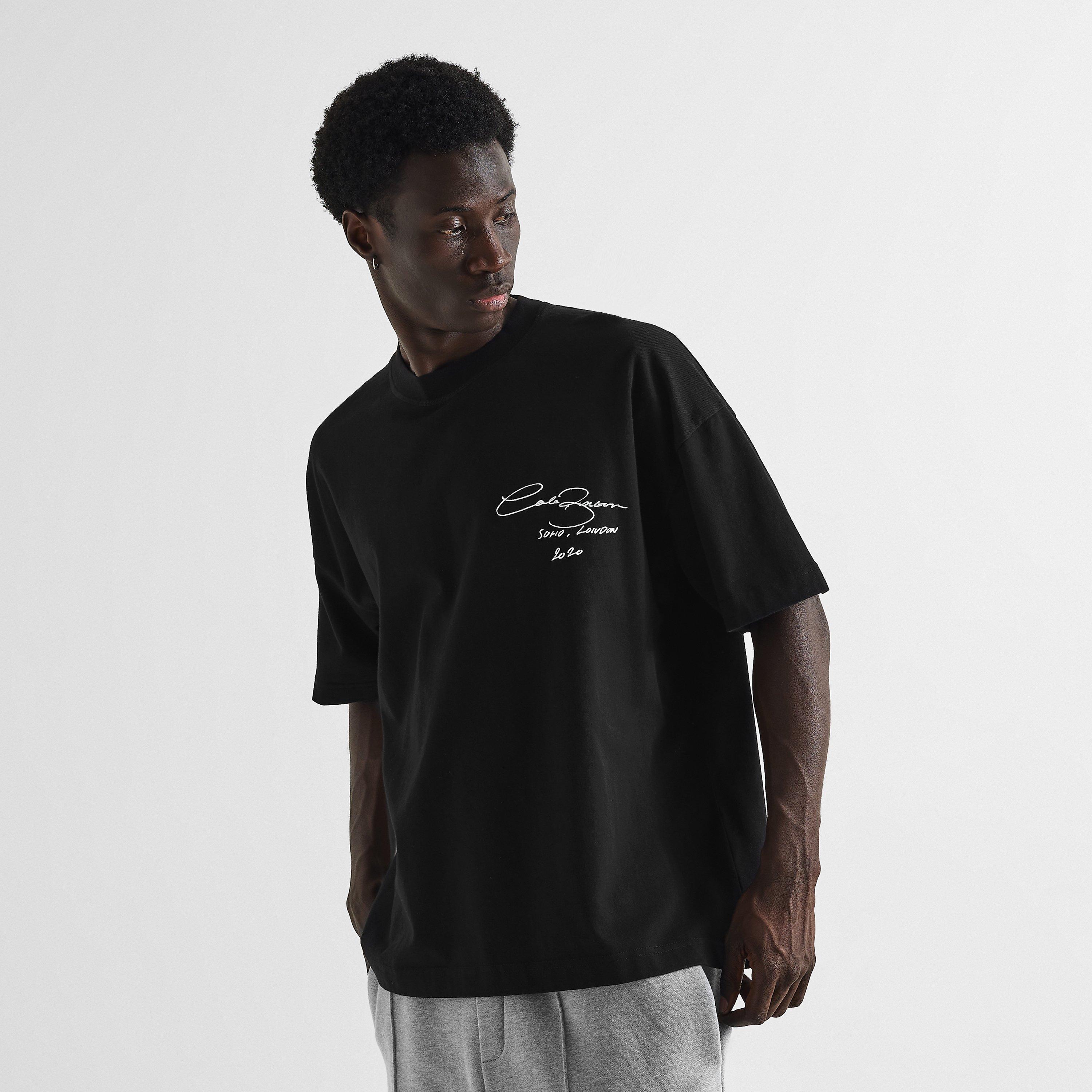 Black - Cole Buxton - Men's Oversized T-Shirt - 3