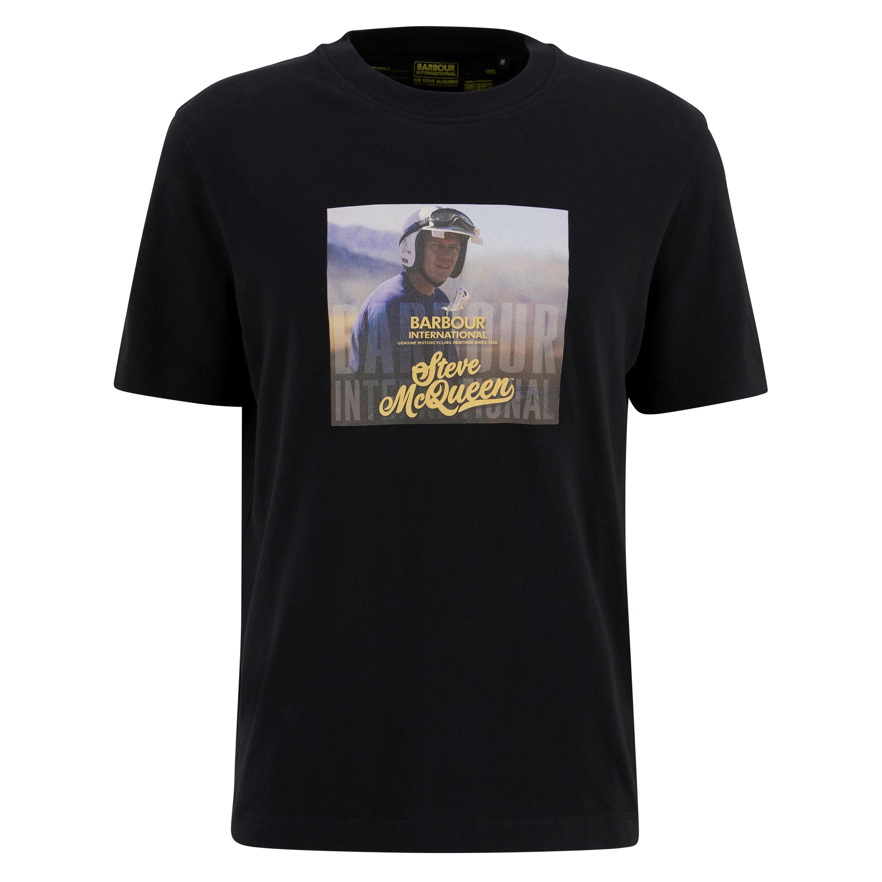 Barbour International Mens Walde Graphic T-Shirt - Black BK11 - M