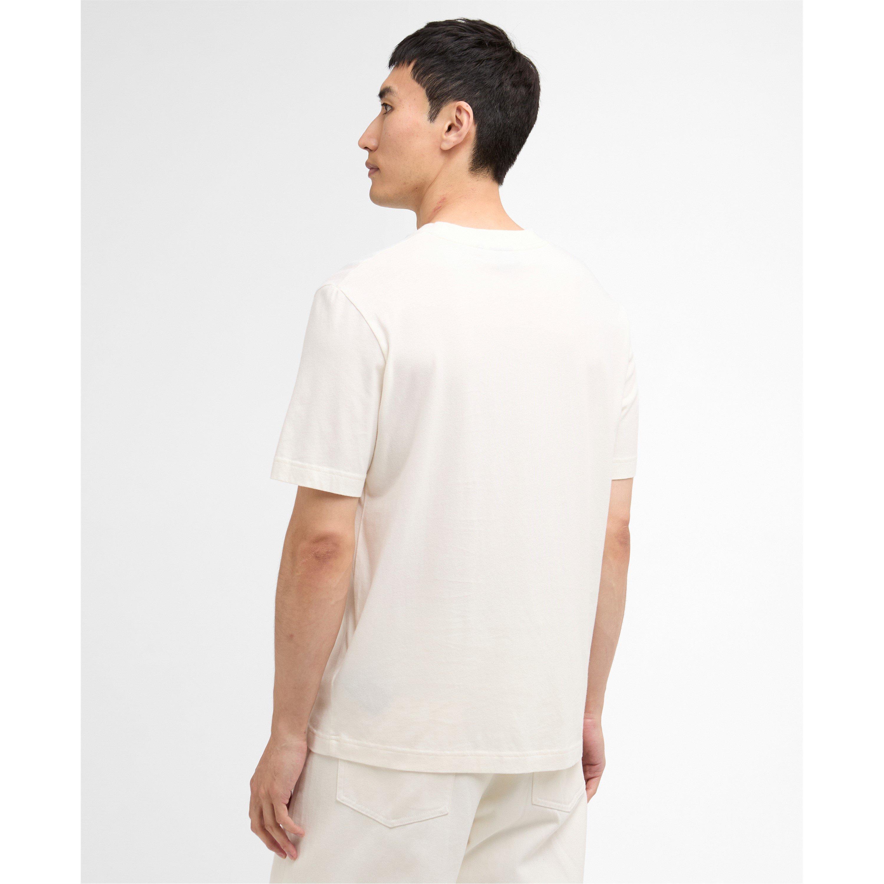 Whspr Wht WH32 - Barbour International - Mens Shifter Graphic Print T-Shirt - 3