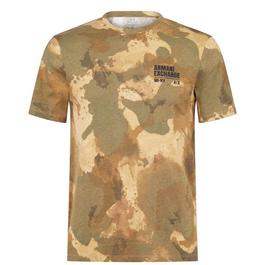 Armani Exchange Camouflage T Shirt