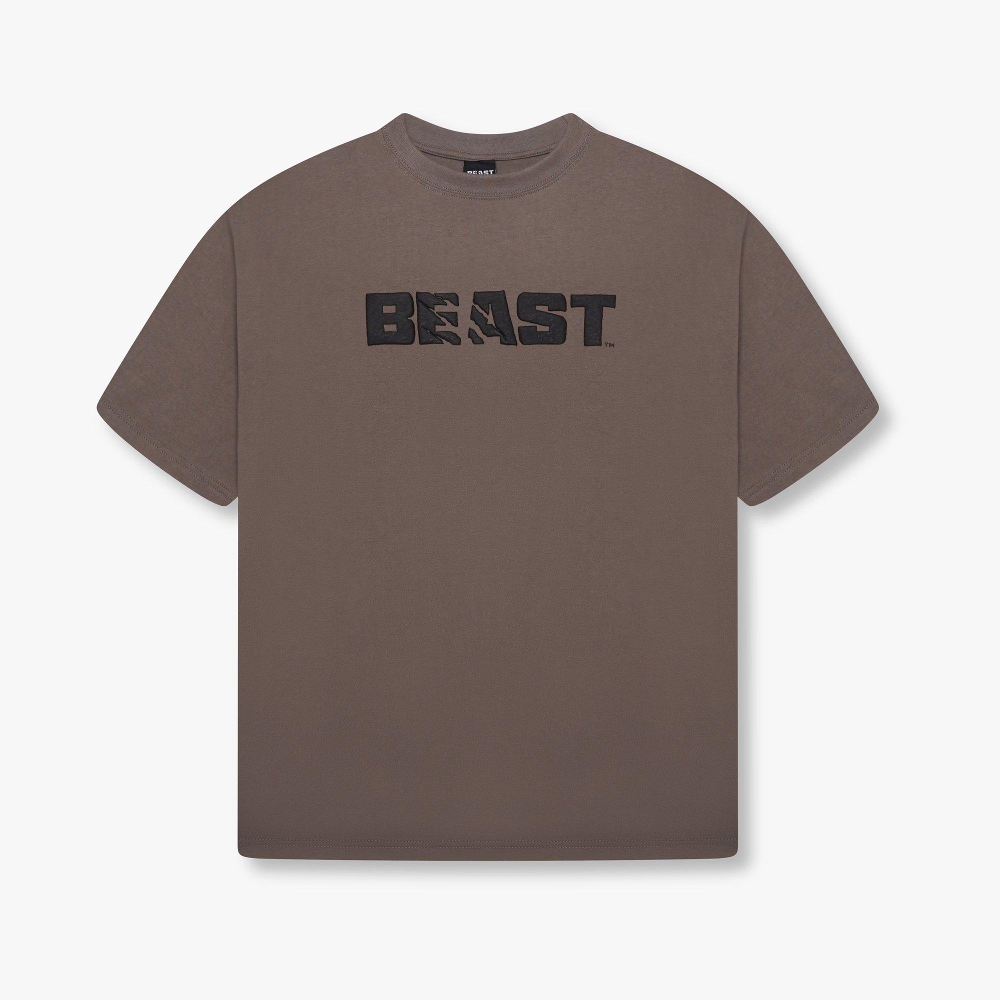 Beast Men's Core T-Shirt - Khaki - Medium