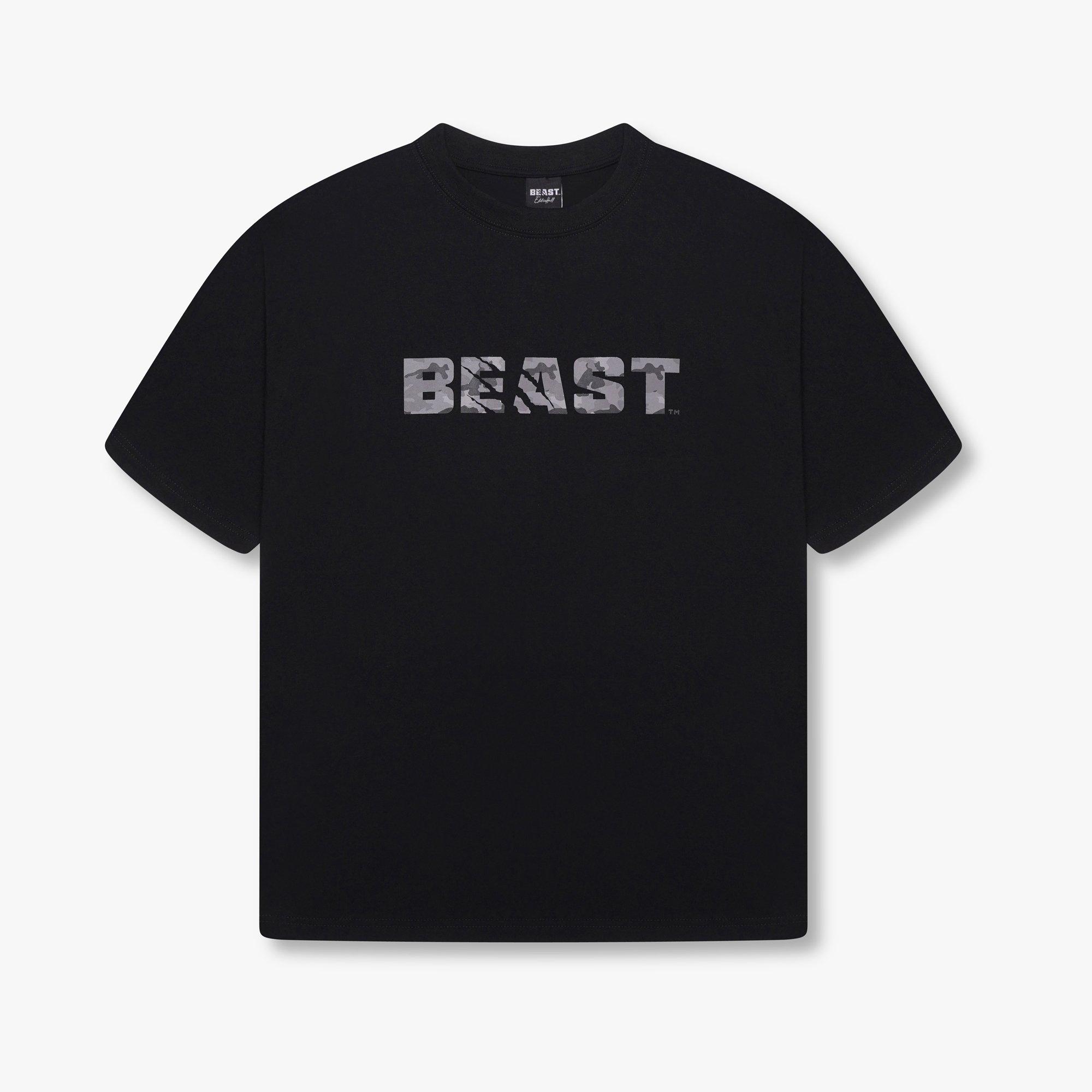 Beast Men's Camo Core T-Shirt - Black - Medium