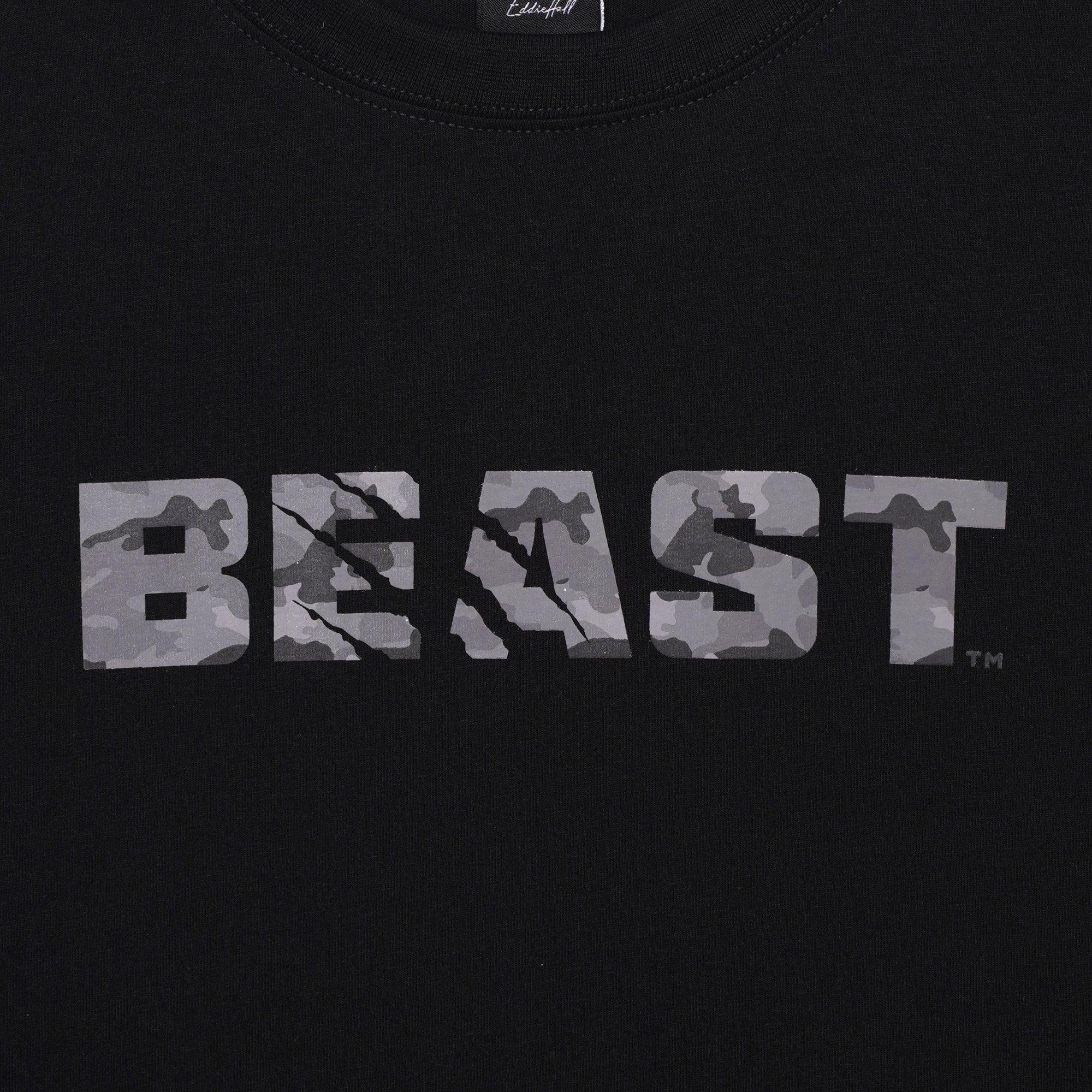 Zwart - Beast - Camo Core T-Shirt - 6