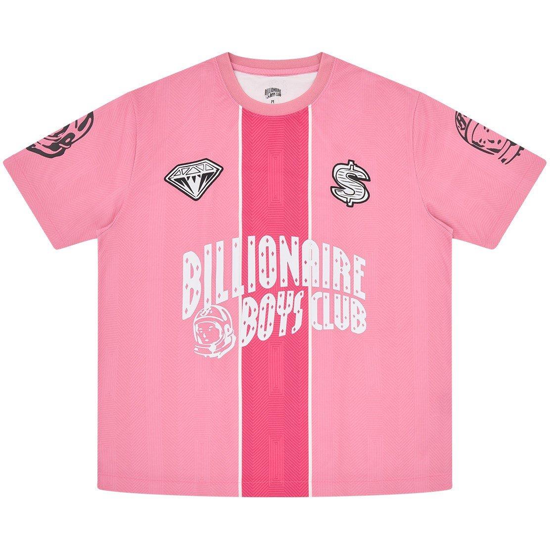 Pink - Billionaire Boys Club - Arch Logo Footy Shirt - 1