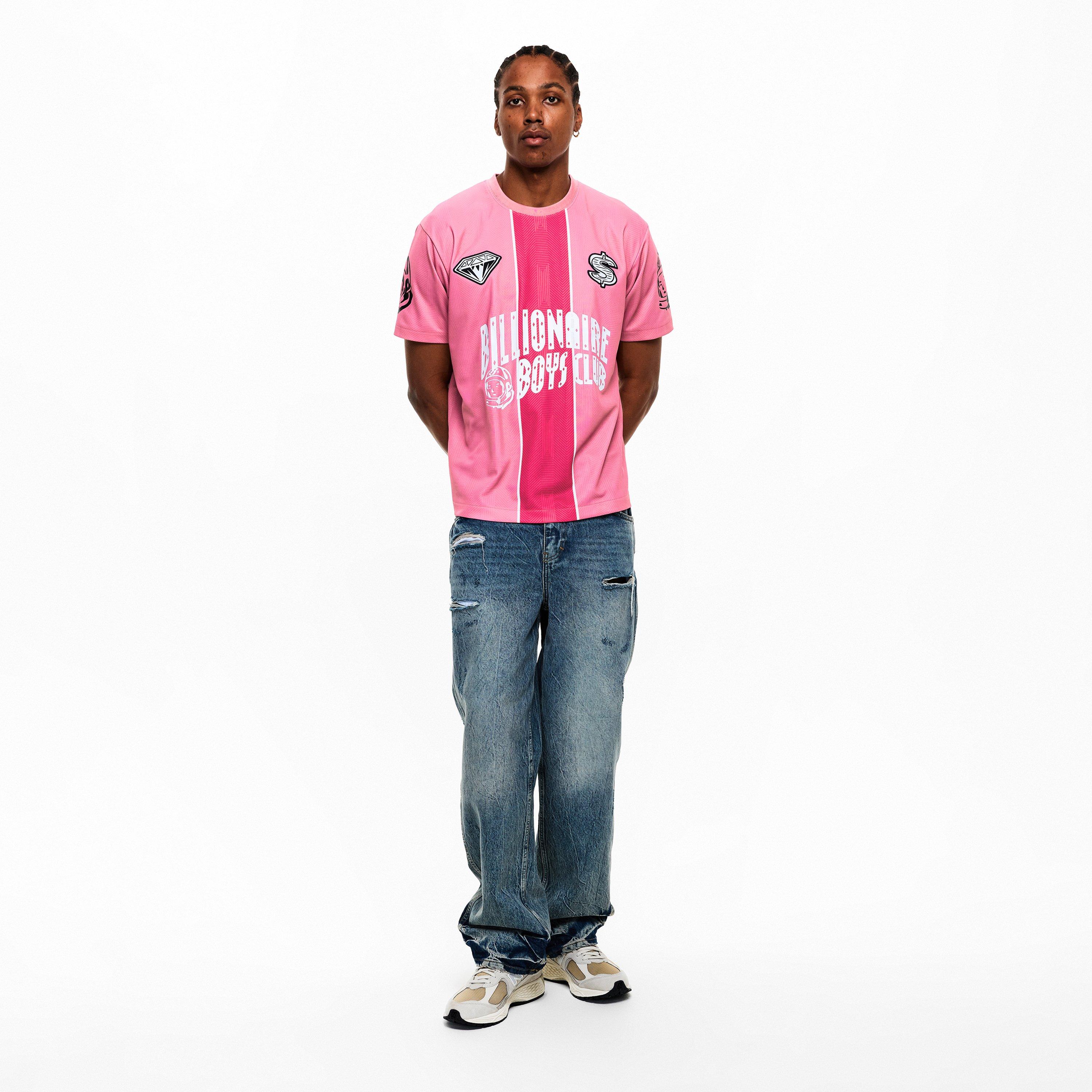 Pink - Billionaire Boys Club - Arch Logo Footy Shirt - 6