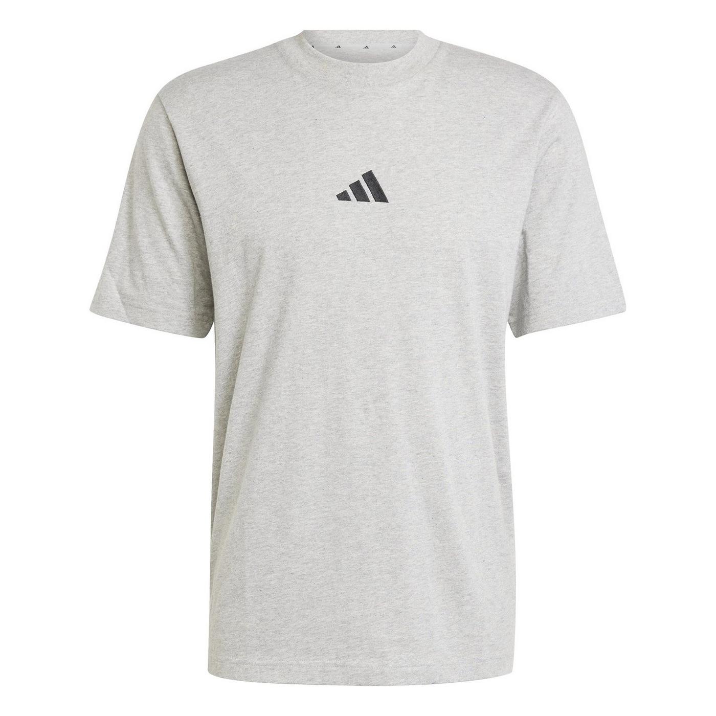 adidas Essentials Small Logo Single Jersey T-Shirt Wonder Alumina/White — foto 4