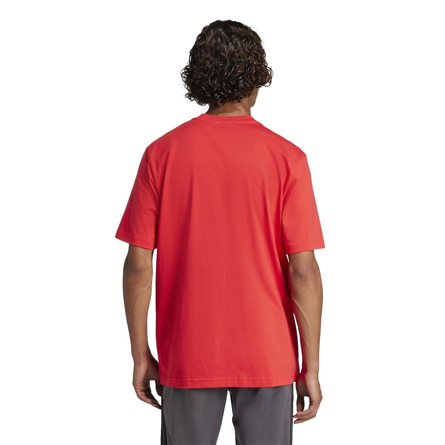 Rote Linie - adidas - Essentials Single Jersey Logo T-Shirt Mens - 3
