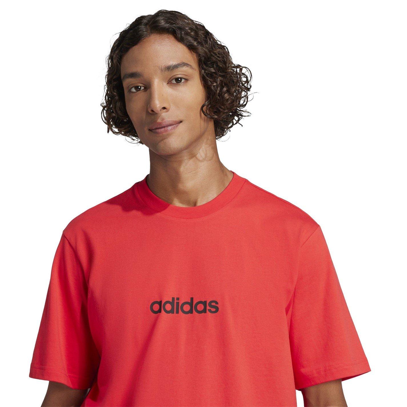 Rote Linie - adidas - Essentials Single Jersey Logo T-Shirt Mens - 4