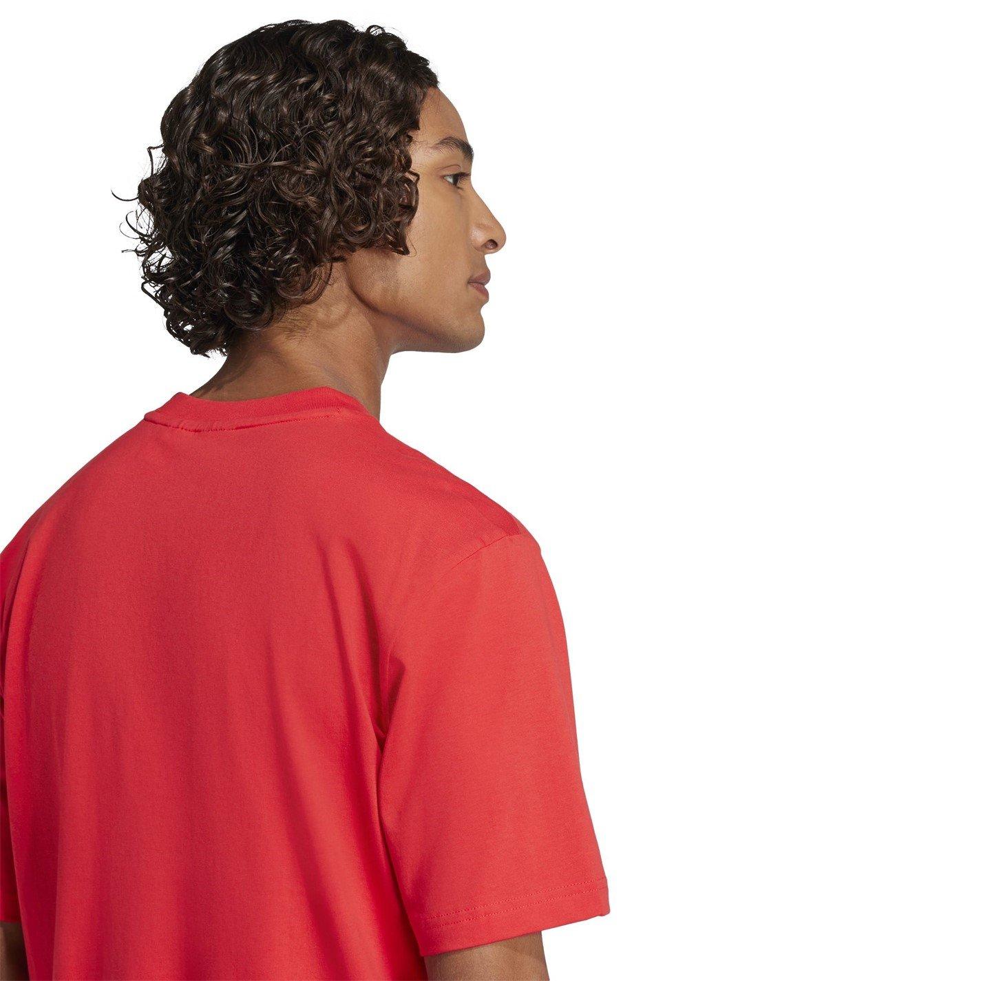 Rote Linie - adidas - Essentials Single Jersey Logo T-Shirt Mens - 5