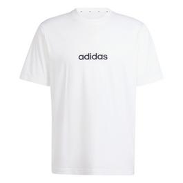 adidas Essentials Single Jersey Linear Embroidered Logo T Shirt Mens