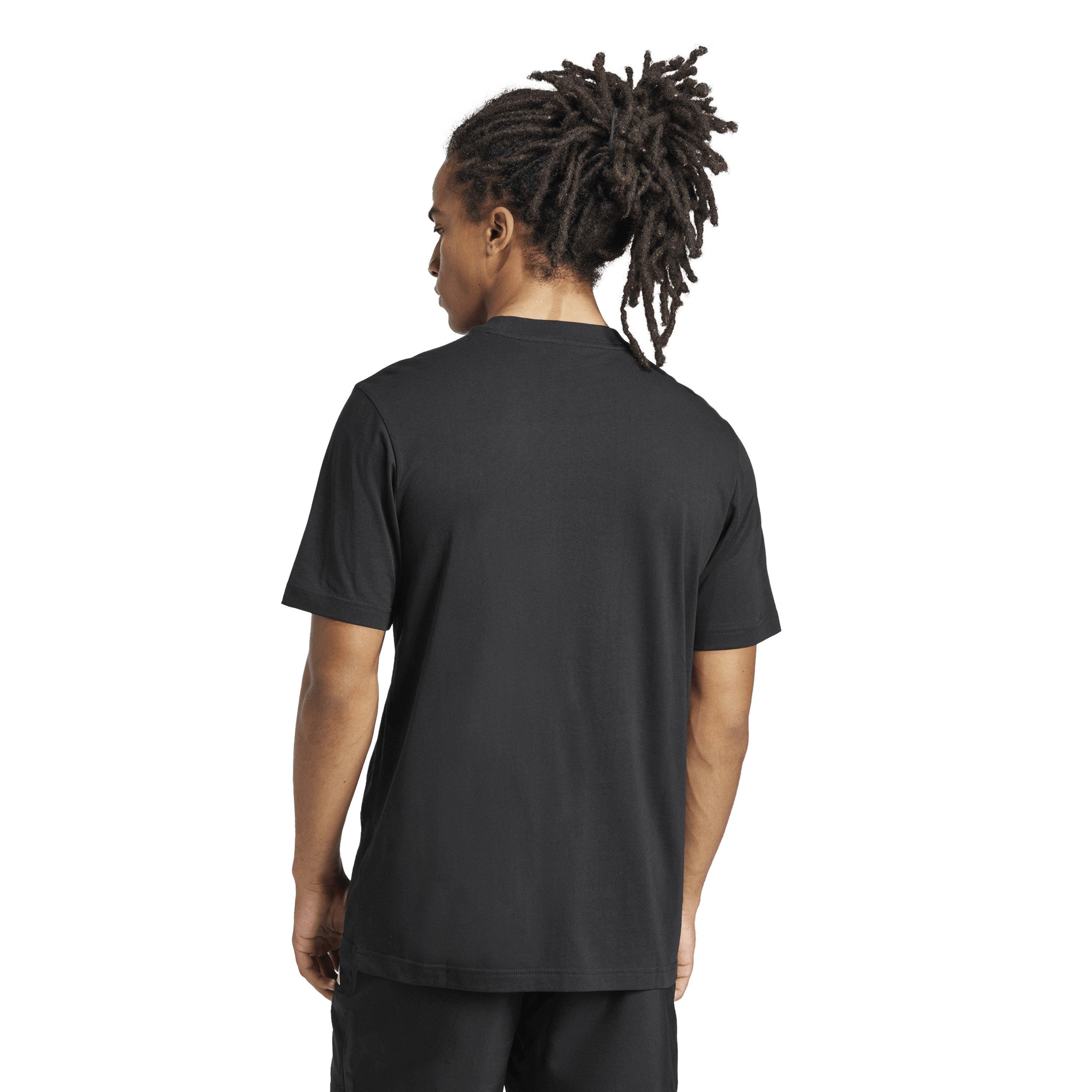 SL noir - adidas - Essentials Single Jersey Logo T-Shirt Mens - 3