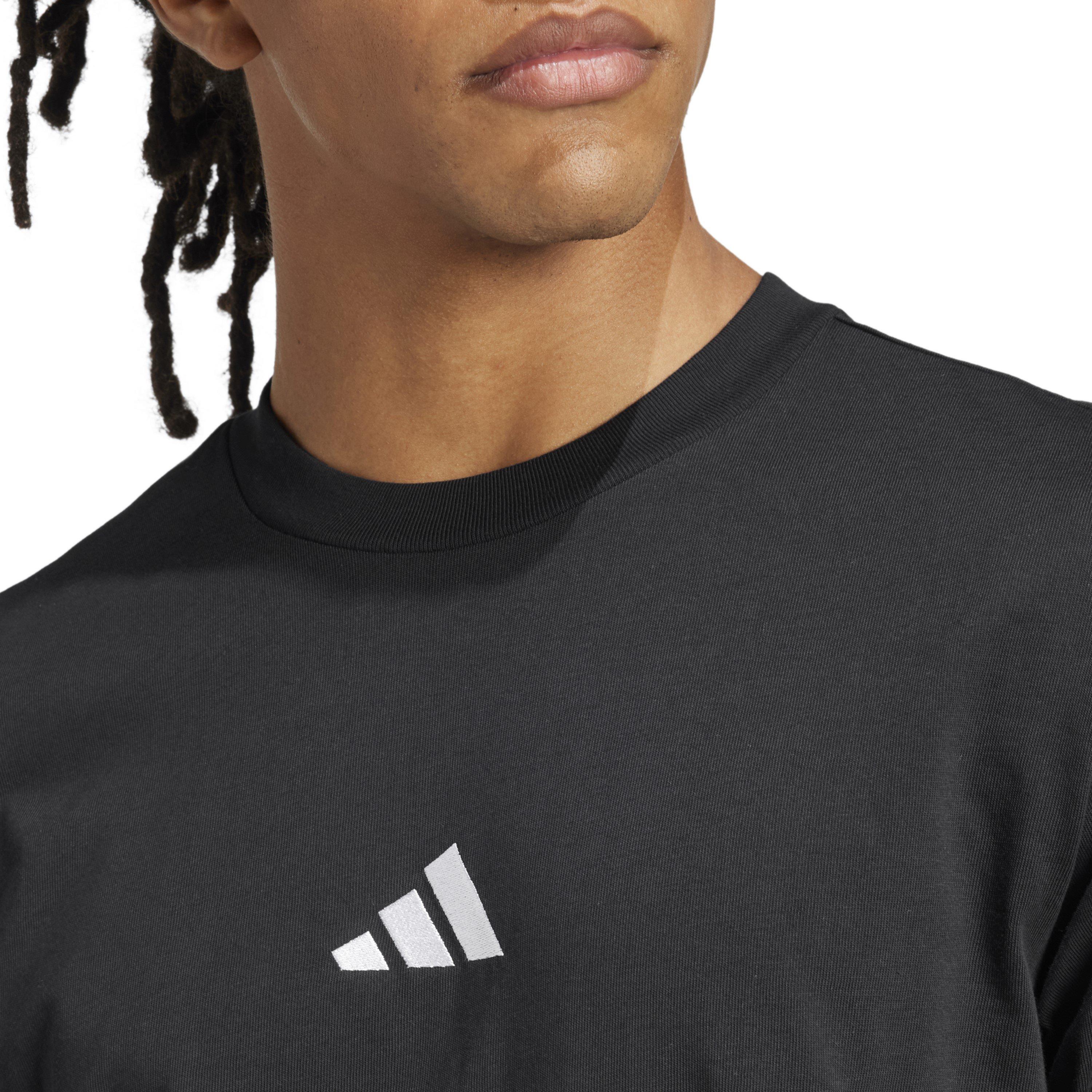 SL noir - adidas - Essentials Single Jersey Logo T-Shirt Mens - 4